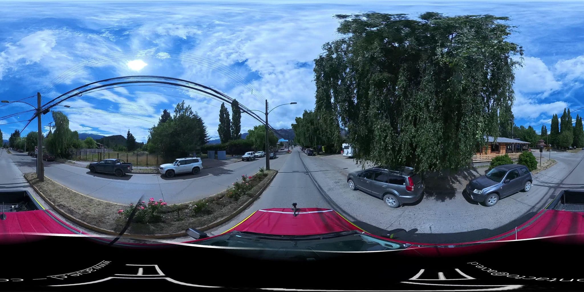 Street view near Cabañas Lodge La Pasarela, Coyhaique — © contactoacve (CC BY-SA · Mapillary)