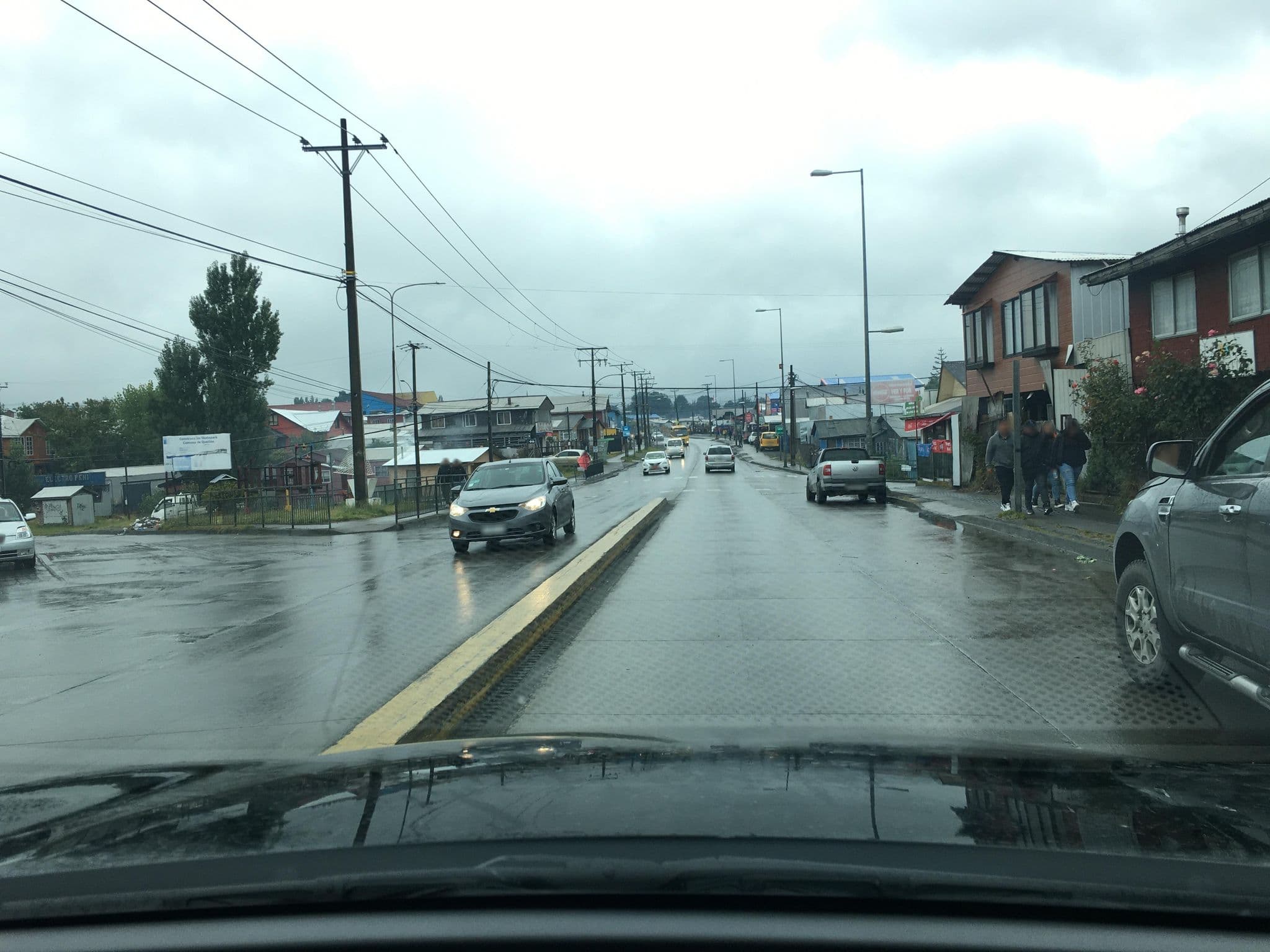 Street view near Hotel Tierra del Fuego Quellón, Quellón — © ariellopez (CC BY-SA · Mapillary)