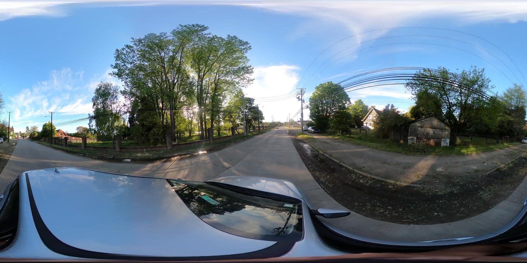 Street view near Bed & Breakfast Villa del Rio, Valdivia — © DNC (CC BY-SA · Mapillary)