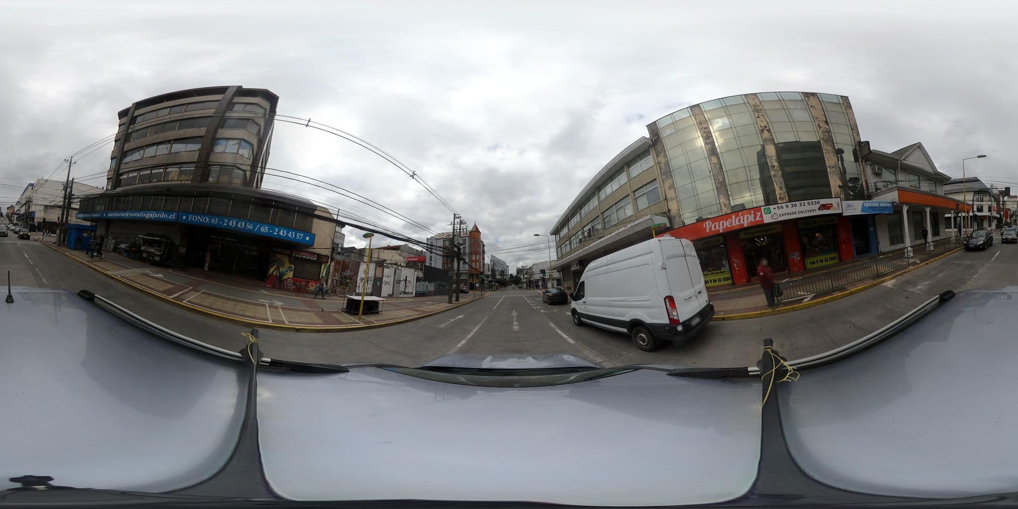 Street view near Hostal Pedro Montt, Puerto Montt — © felipeeugenio (CC BY-SA · Mapillary)