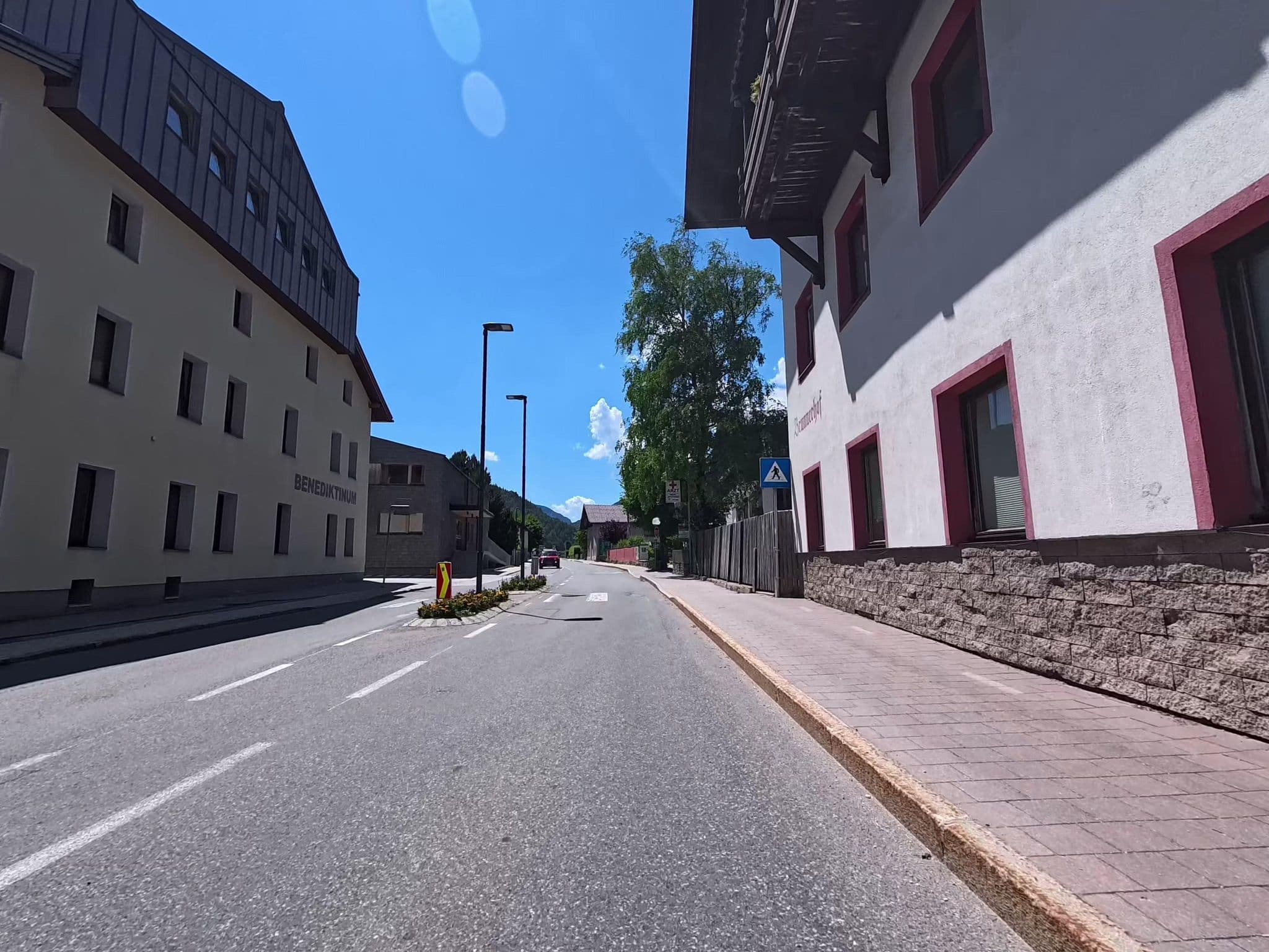 Street view near Pension Brunnerhof, Scharnitz — © voyage-hors-saison (CC BY-SA · Mapillary)