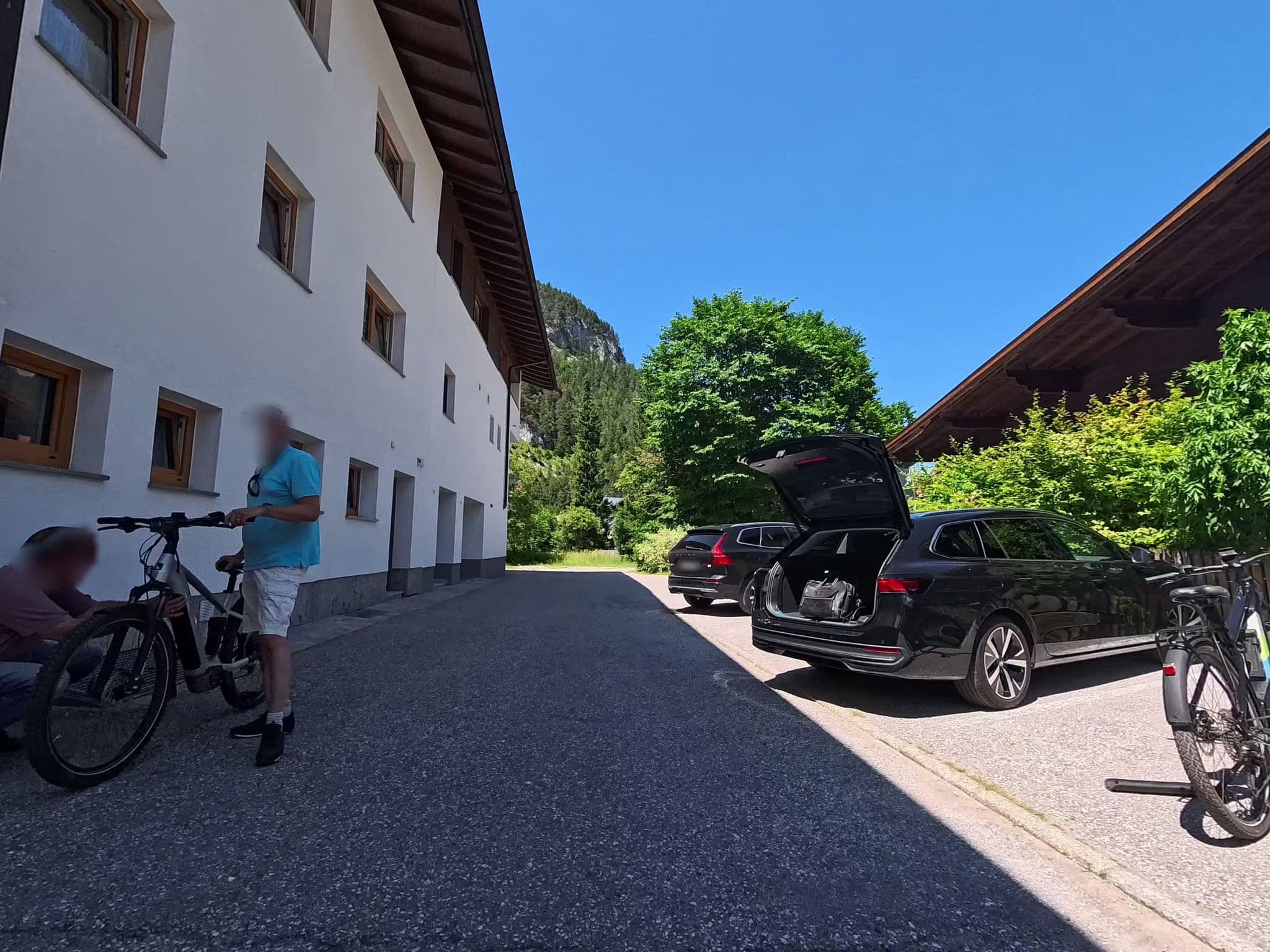 Street view near Pension Frankenhof, Scharnitz — © voyage-hors-saison (CC BY-SA · Mapillary)