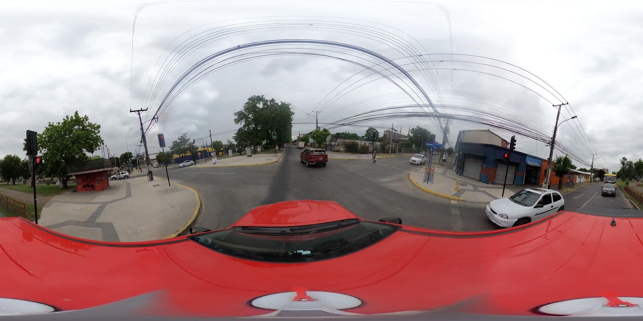 Street view near Hostel Saint Alice, Chillán — © SolutivaSistemas (CC BY-SA · Mapillary)