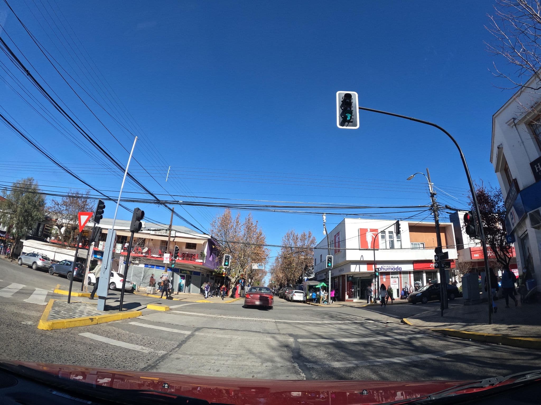 Street view near Hostal  Plaza, Cauquenes — © jptolosa (CC BY-SA · Mapillary)