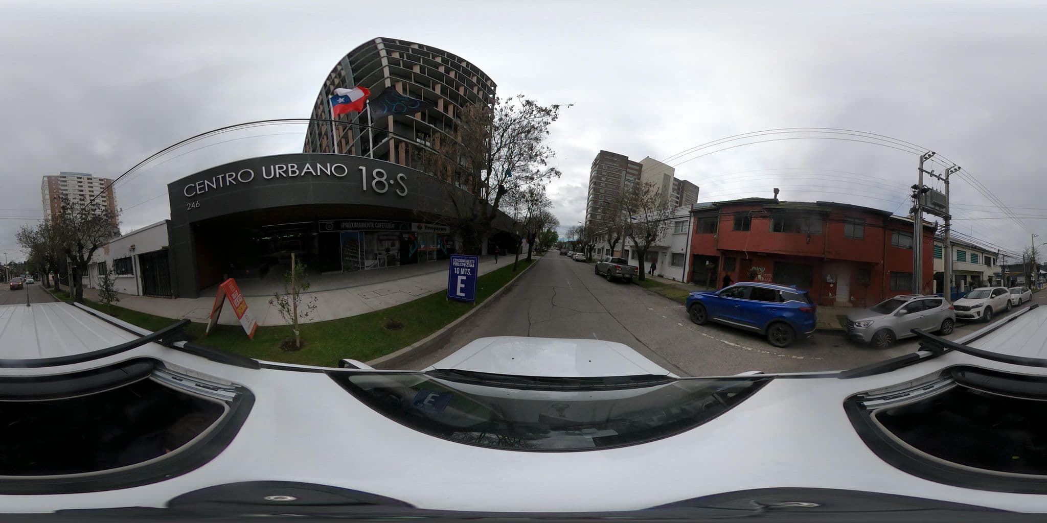 Street view near Hotel Floresta, Chillán — © Kaart_Local (CC BY-SA · Mapillary)