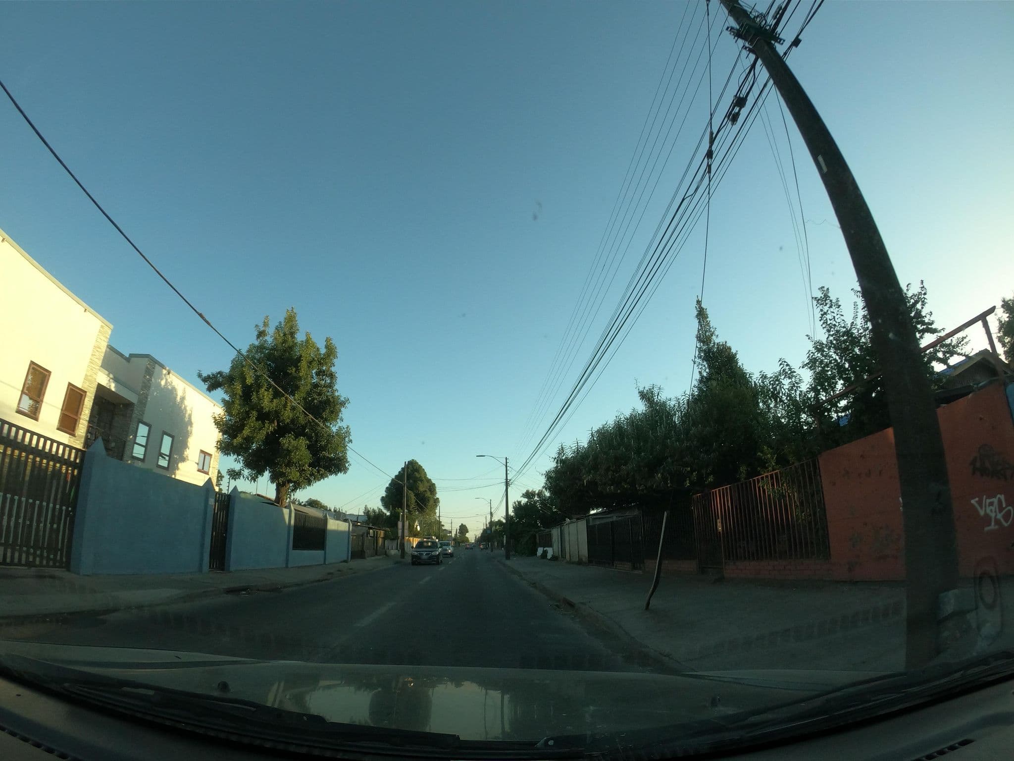 Street view near Chuman-Go hostel, Chillán Viejo — © jptolosa (CC BY-SA · Mapillary)