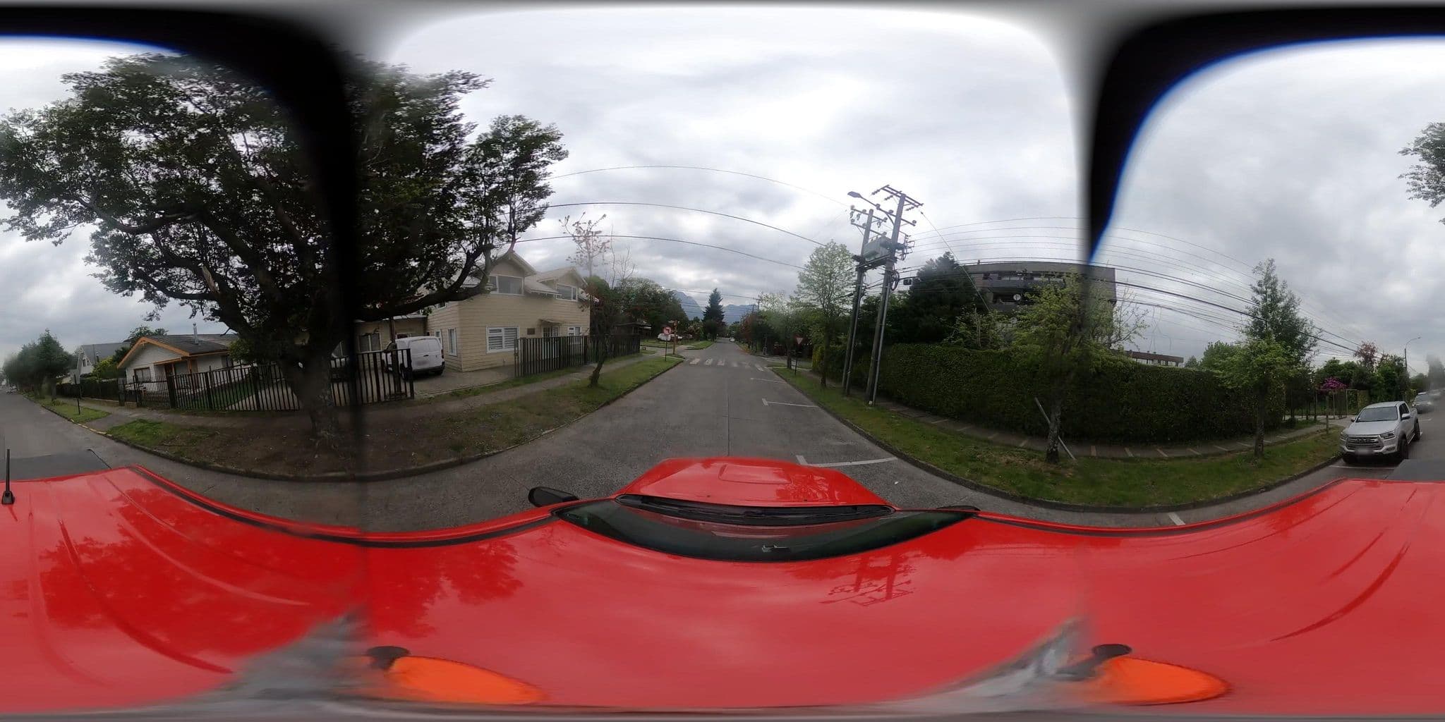 Street view near Paradise Hostel, Pucón — © SolutivaSistemas (CC BY-SA · Mapillary)