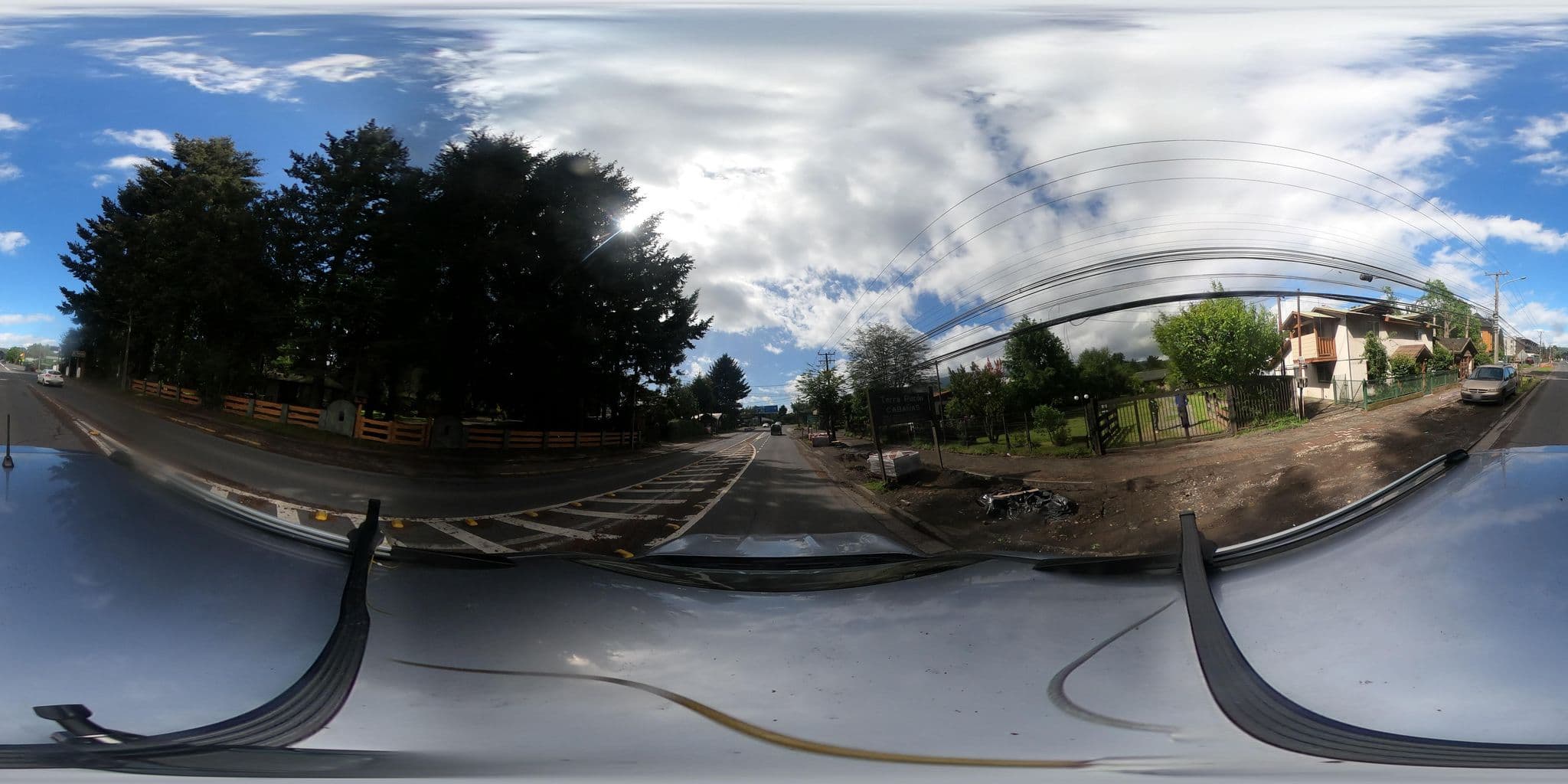 Street view near Hostal Bravo Pucon, Pucón — © Kaart_Local (CC BY-SA · Mapillary)