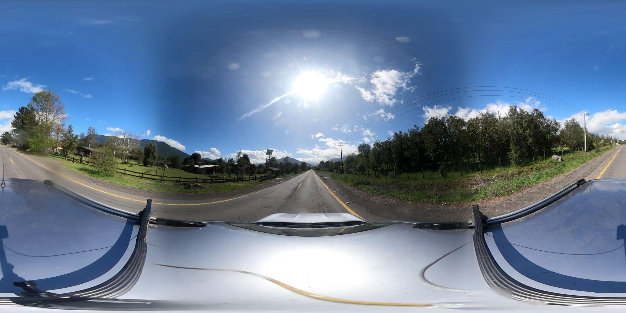 Street view near Cabañas Rimini, Pucón — © Kaart_Local (CC BY-SA · Mapillary)