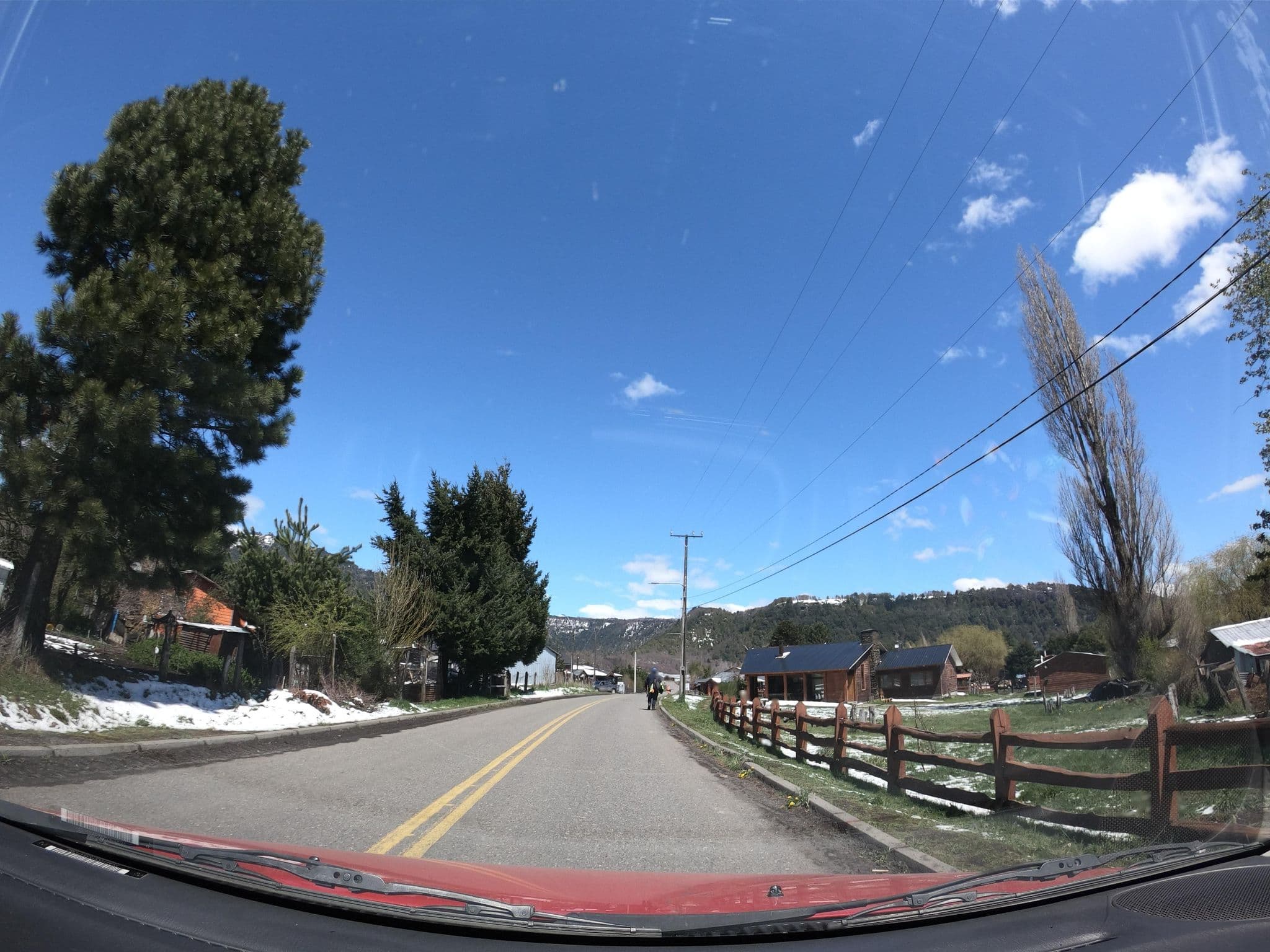 Street view near Hostal y Cabañas El Coigüe, Lonquimay — © jptolosa (CC BY-SA · Mapillary)
