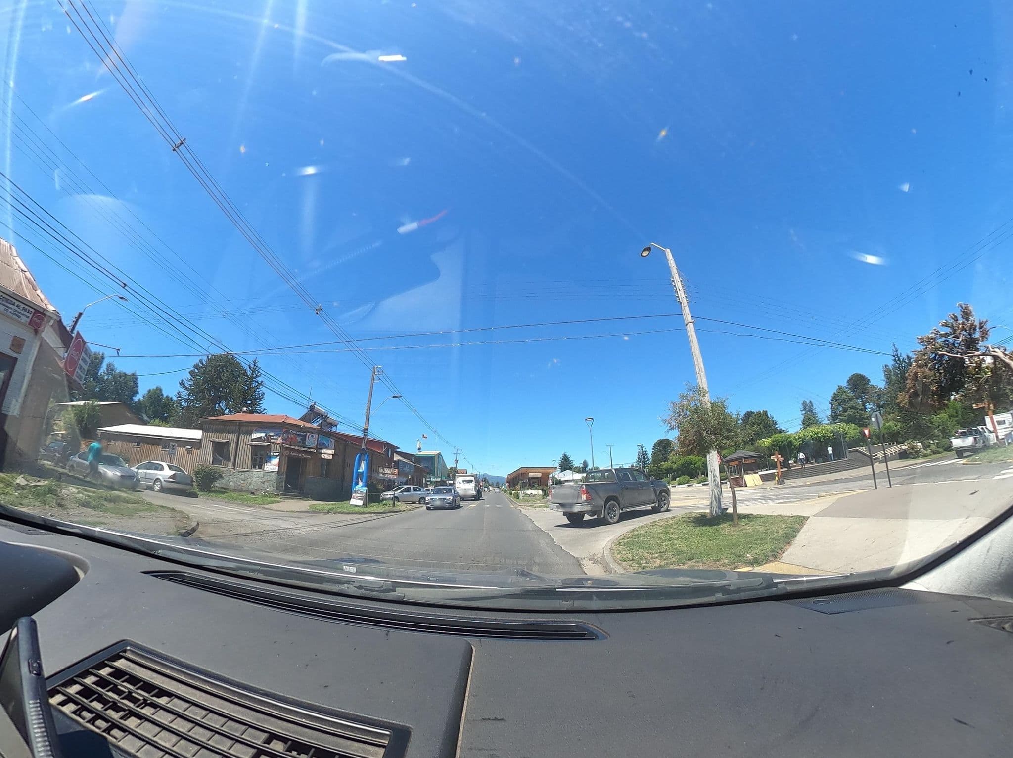 Street view near Hostal Epu Pewen, Curacautín — © felipeeugenio (CC BY-SA · Mapillary)