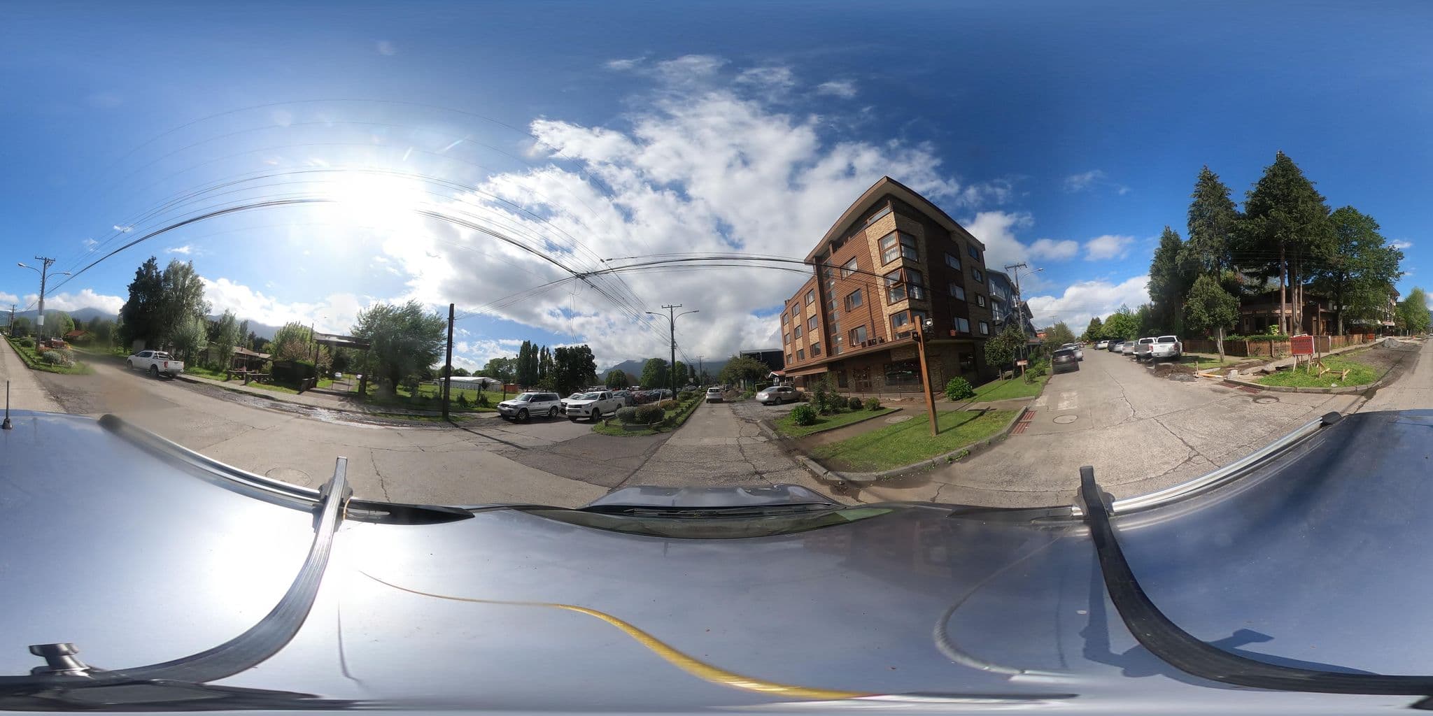 Street view near Hostal Gerónimo, Pucón — © Kaart_Local (CC BY-SA · Mapillary)