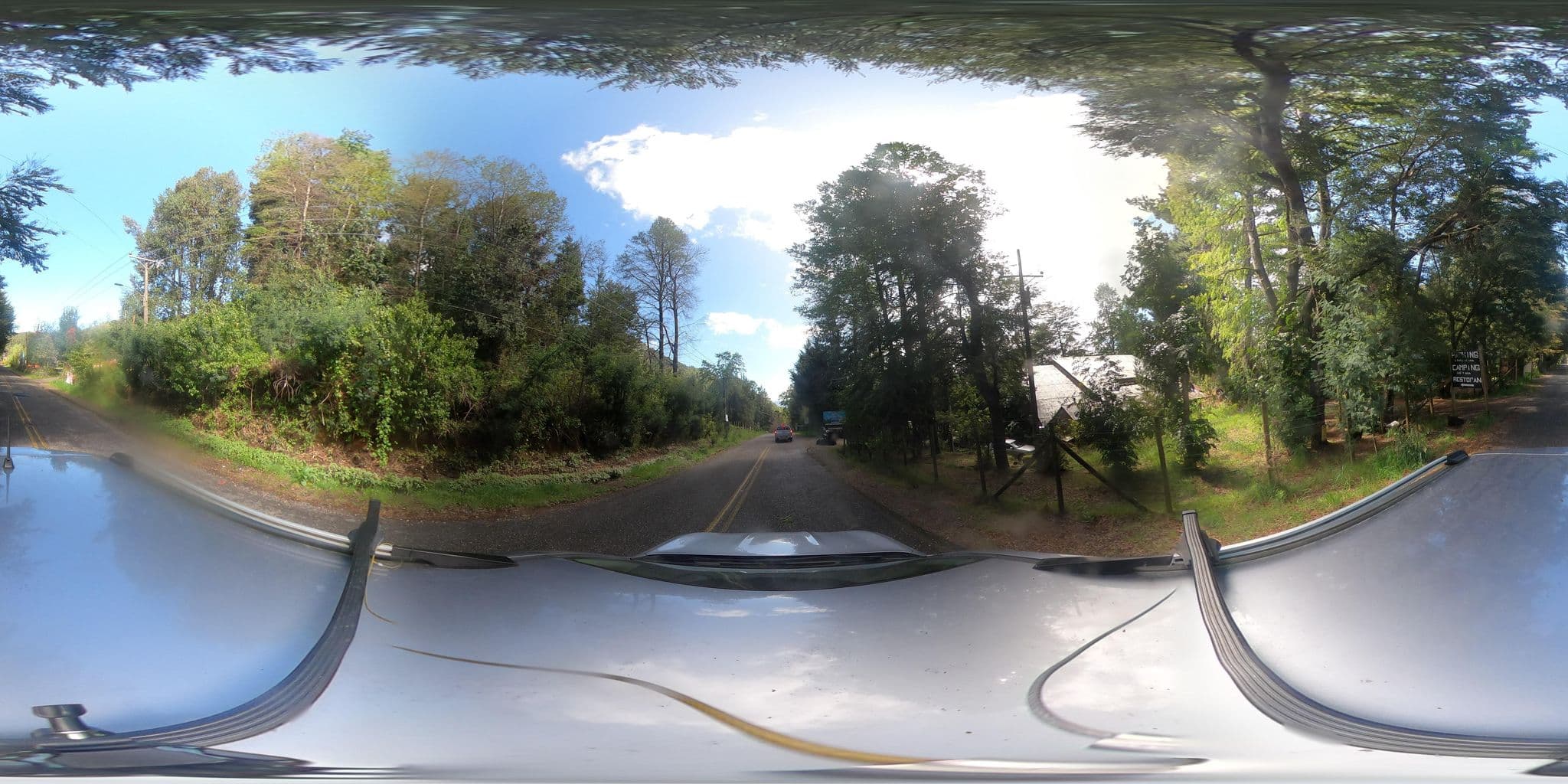 Street view near Parque Tierras Verdes, Pucón — © Kaart_Local (CC BY-SA · Mapillary)