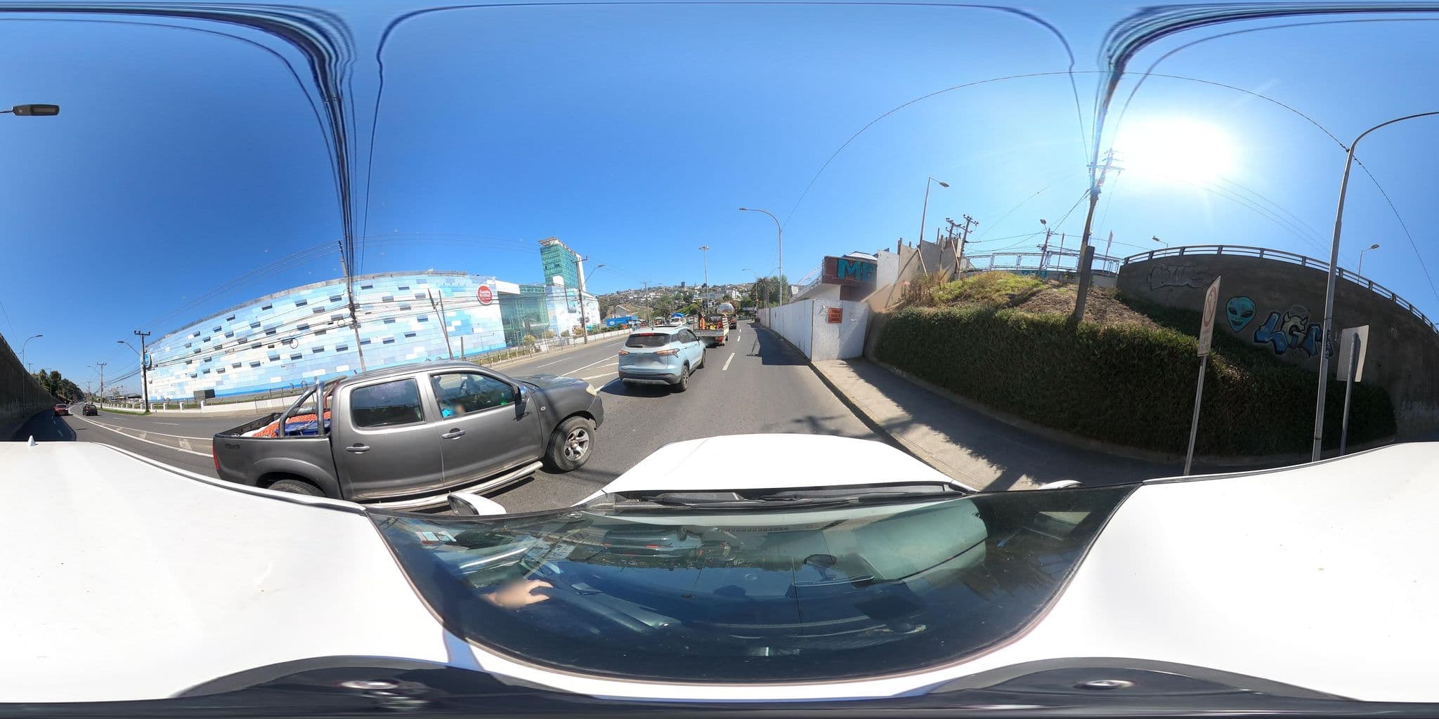 Street view near Pensión Blanco Encalada, San Antonio — © Kaart_Local (CC BY-SA · Mapillary)
