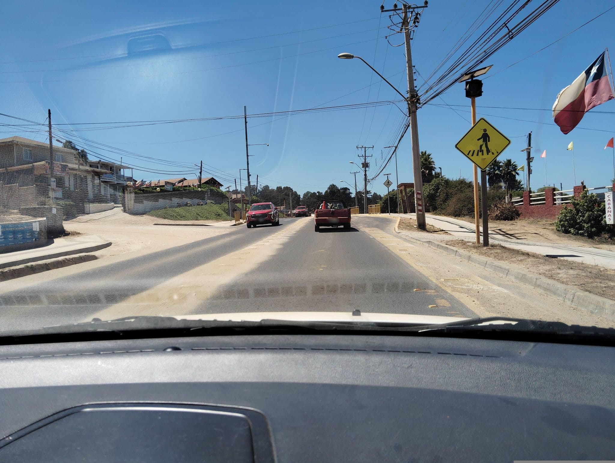 Street view near Cabañas Horizonte Azul, El Tabo — © ariellopez (CC BY-SA · Mapillary)