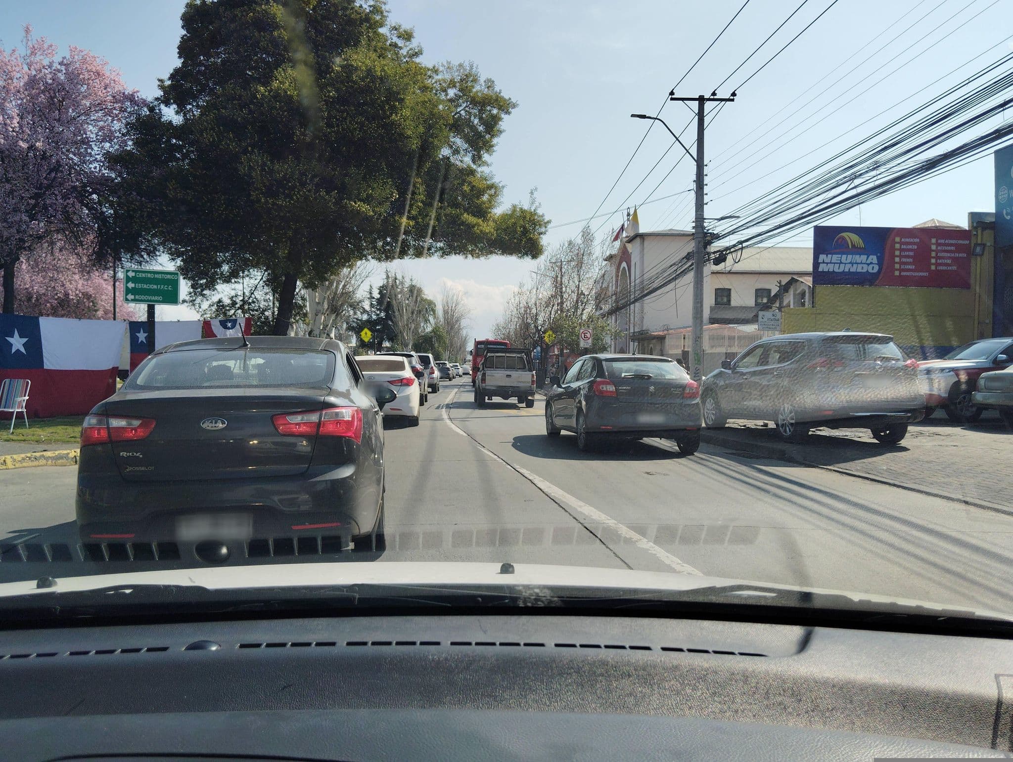 Street view near Hostal El Parrón, Rancagua — © ariellopez (CC BY-SA · Mapillary)