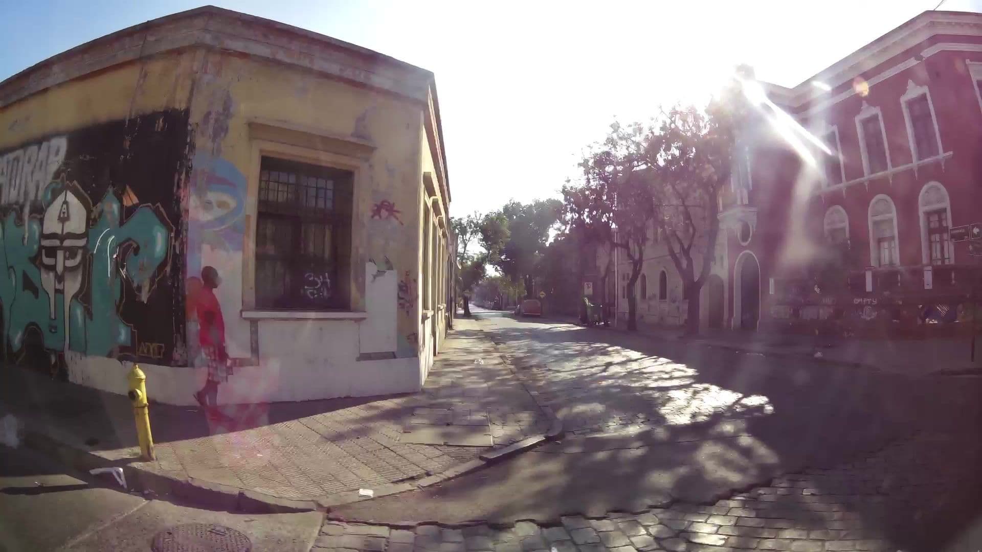 Street view near Hotel Nilahue, Santiago — © kaartcam (CC BY-SA · Mapillary)