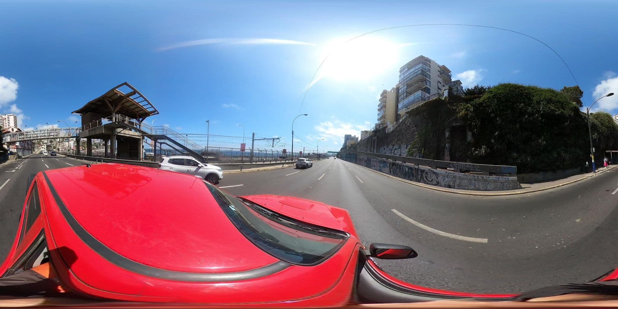Street view near Hostal Universitario, Viña del Mar — © SolutivaSistemas (CC BY-SA · Mapillary)