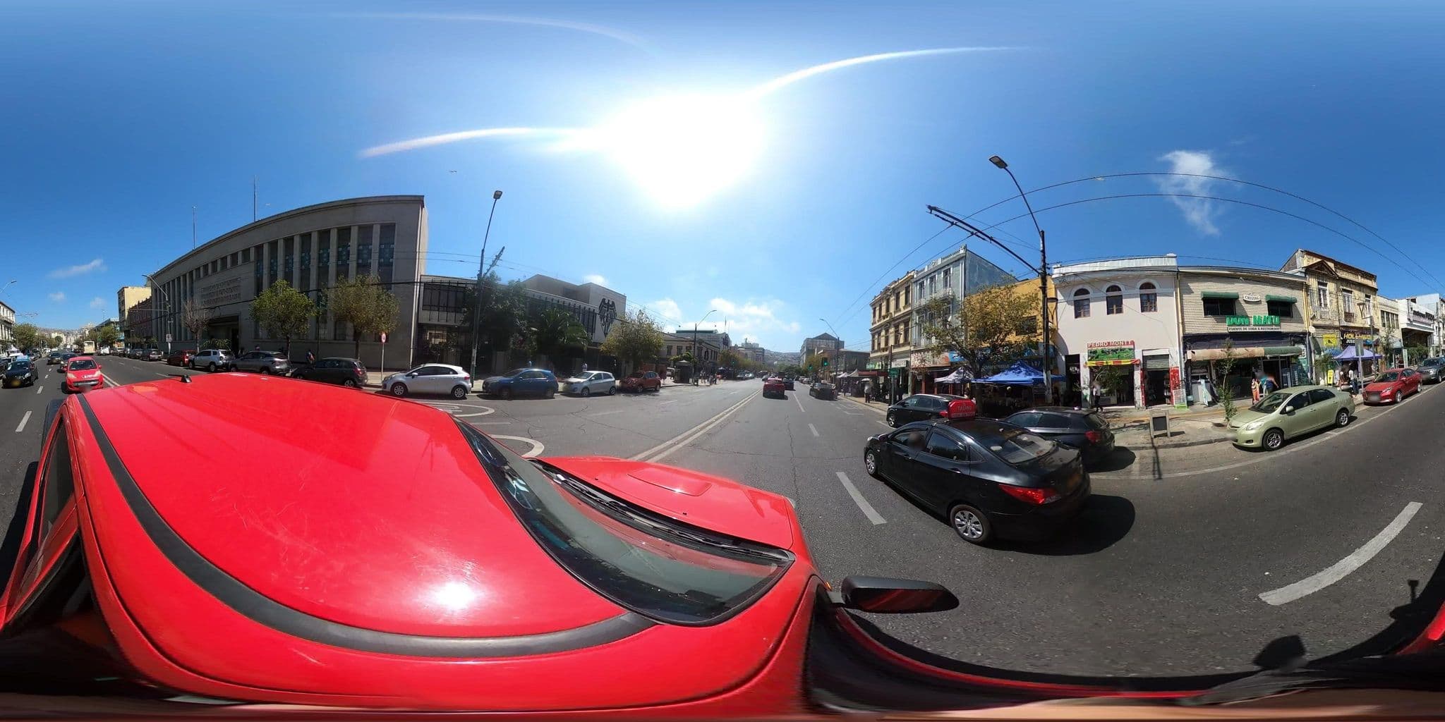 Street view near Volta Inn Hostel, Valparaíso — © SolutivaSistemas (CC BY-SA · Mapillary)