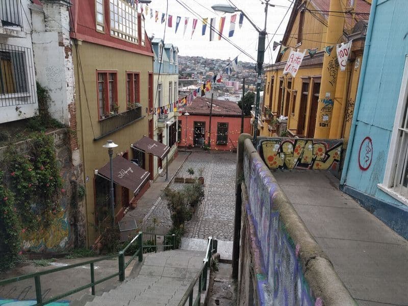 Street view near Gran Hotel Gervasoni, Valparaíso — © janvanbekkum (CC BY-SA · Mapillary)