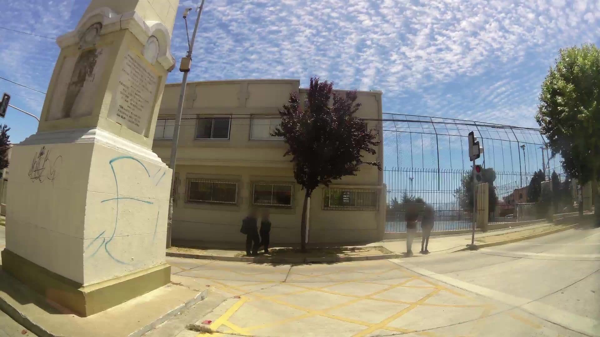 Street view near Albergue del Cerro Los Placeres, Valparaíso — © kaartcam (CC BY-SA · Mapillary)