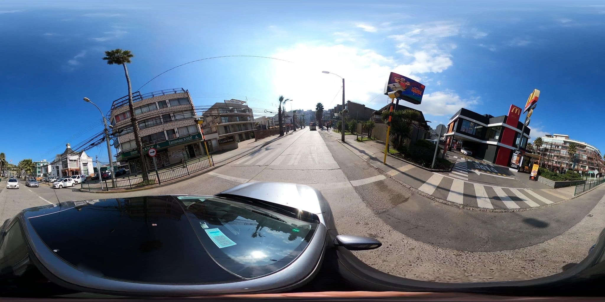 Street view near Hotel Milahue, Viña del Mar — © DNC (CC BY-SA · Mapillary)