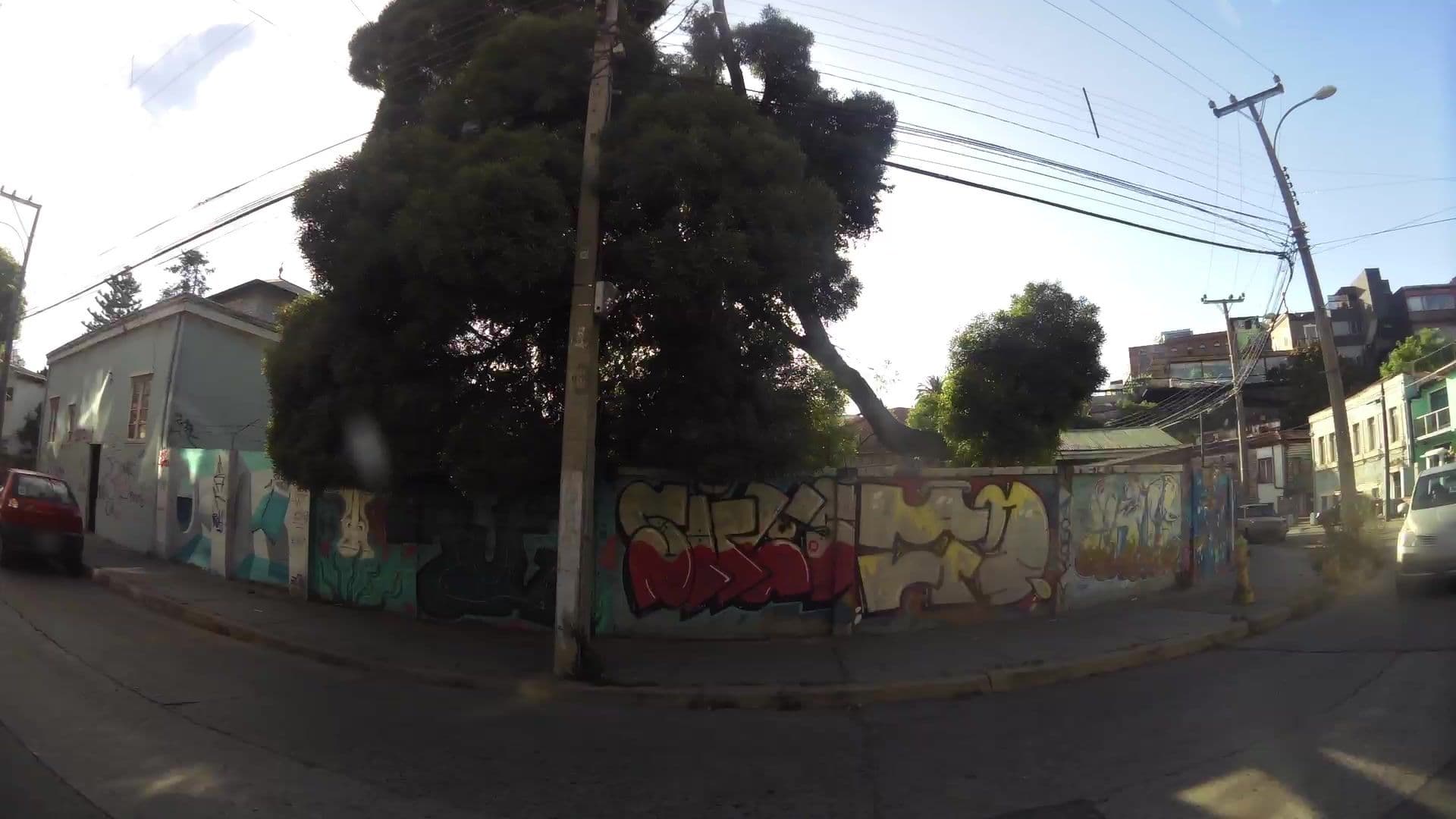 Street view near Casa Mariposas, Valparaíso — © kaartcam (CC BY-SA · Mapillary)