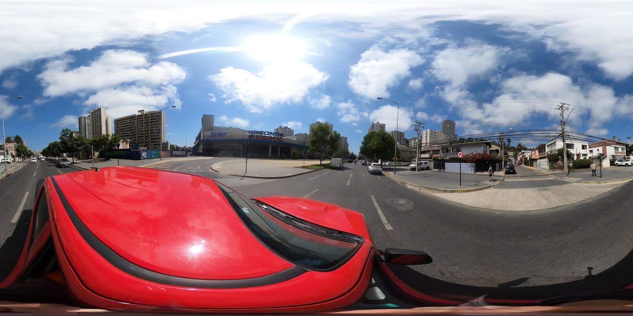 Street view near Hostal Ensueño, Viña del Mar — © SolutivaSistemas (CC BY-SA · Mapillary)