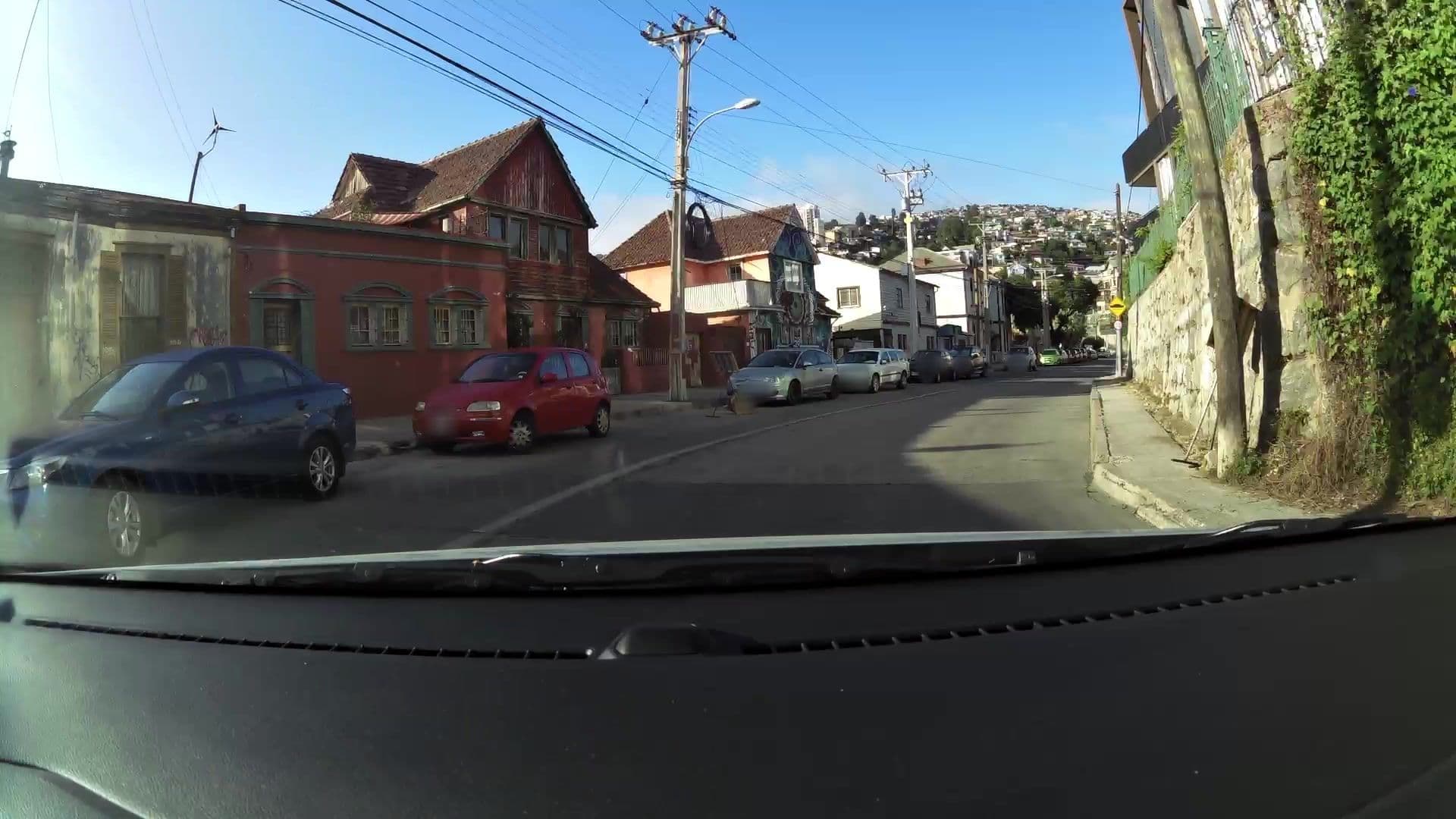 Street view near Mandala Hostel, Valparaíso — © kaartcam (CC BY-SA · Mapillary)