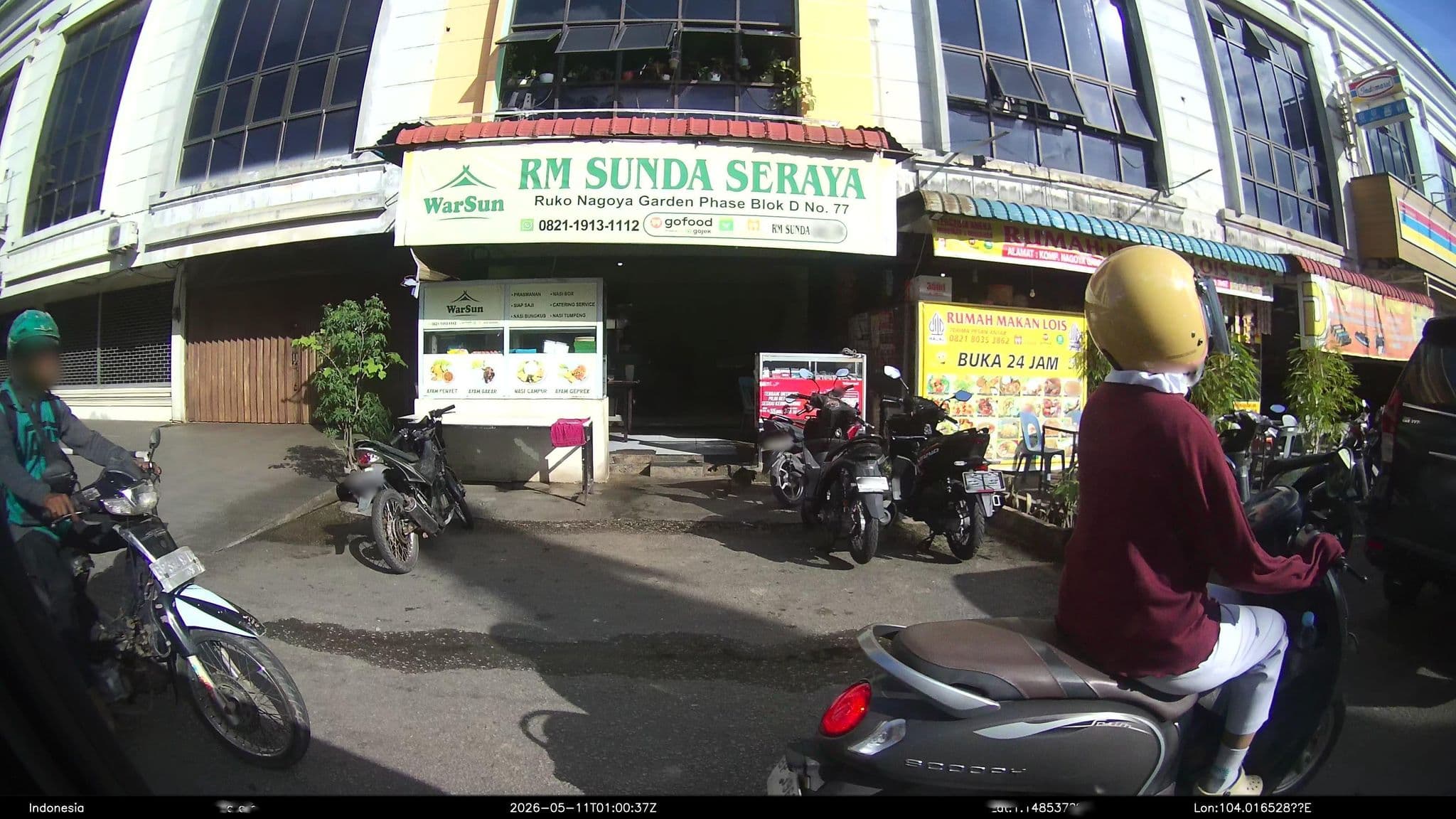 Street view near H Seraya, Batam