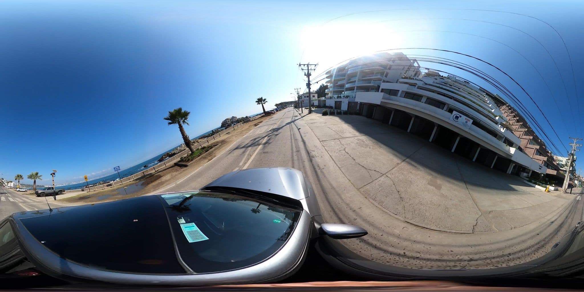 Street view near Ocean view Apartment in Viña del Mar, Concón — © DNC (CC BY-SA · Mapillary)