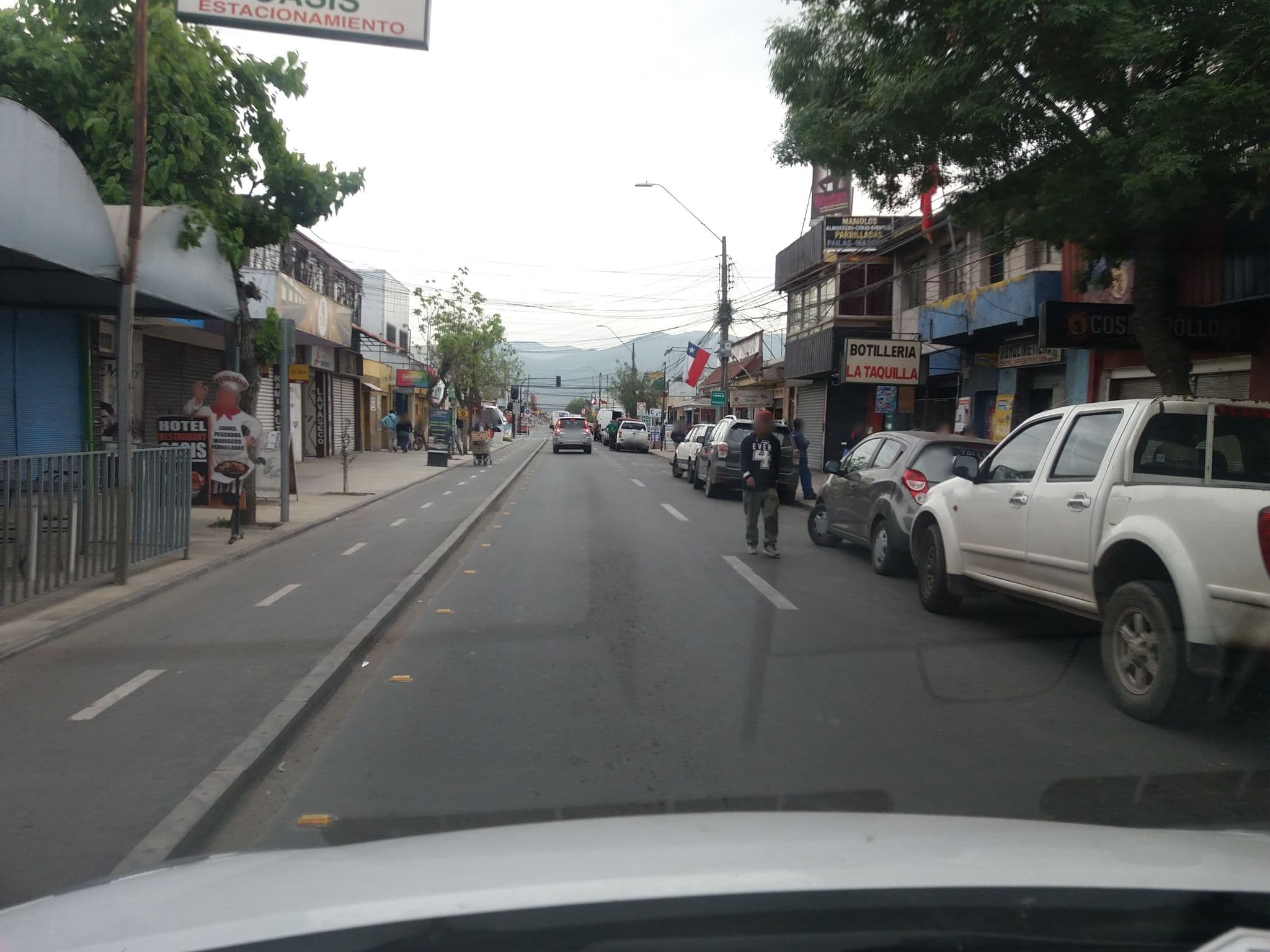 Street view near Hotel Y Restaurant Oasis, La Calera — © hugoekectric100 (CC BY-SA · Mapillary)