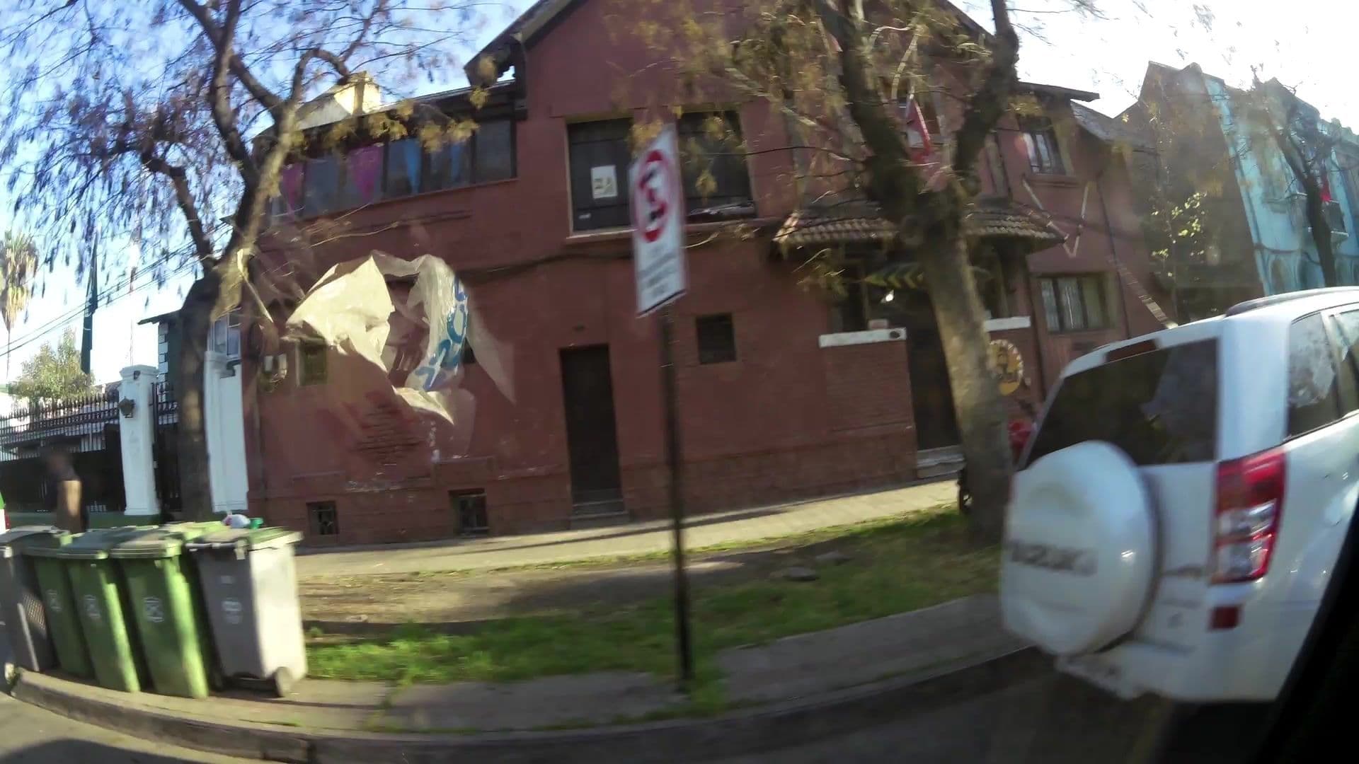 Street view near Hostal de Sammy, Santiago — © kaartcam (CC BY-SA · Mapillary)