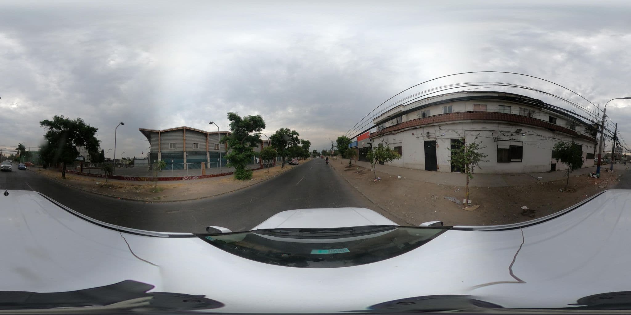 Street view near Hostal Y Cabañas Miraflores, Santiago — © kaart_360 (CC BY-SA · Mapillary)