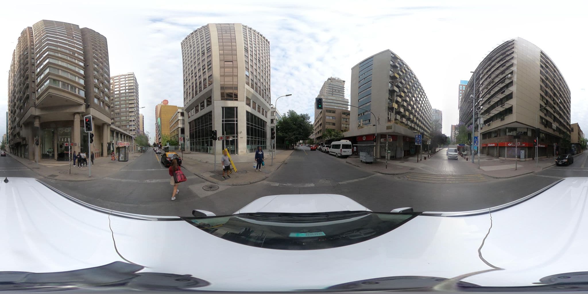 Street view near A&G Apart Hotel, Santiago — © kaart_360 (CC BY-SA · Mapillary)