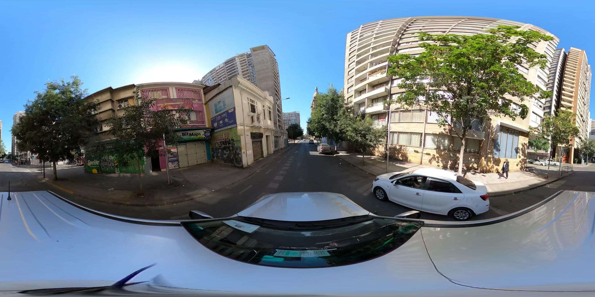 Street view near Almond Suite Apartamentos Amoblados, Santiago — © ariellopez (CC BY-SA · Mapillary)