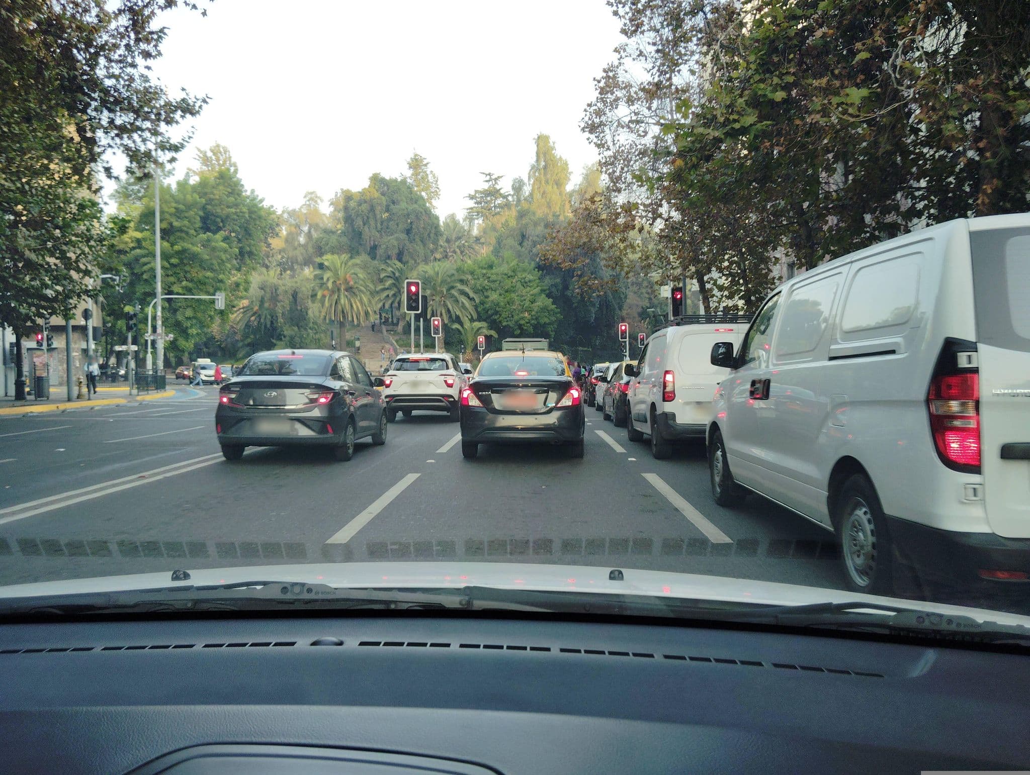 Street view near Hostal de la Barra, Santiago — © ariellopez (CC BY-SA · Mapillary)