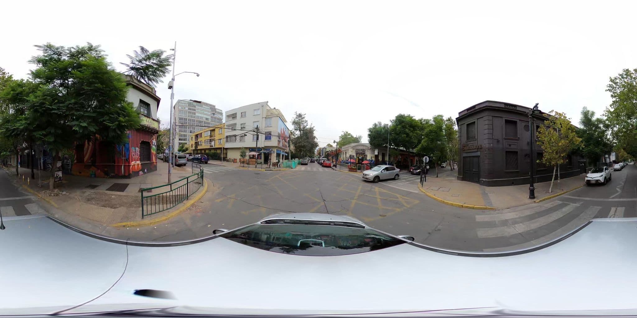 Street view near Pariwana Hostel Santiago, Santiago — © ariellopez (CC BY-SA · Mapillary)