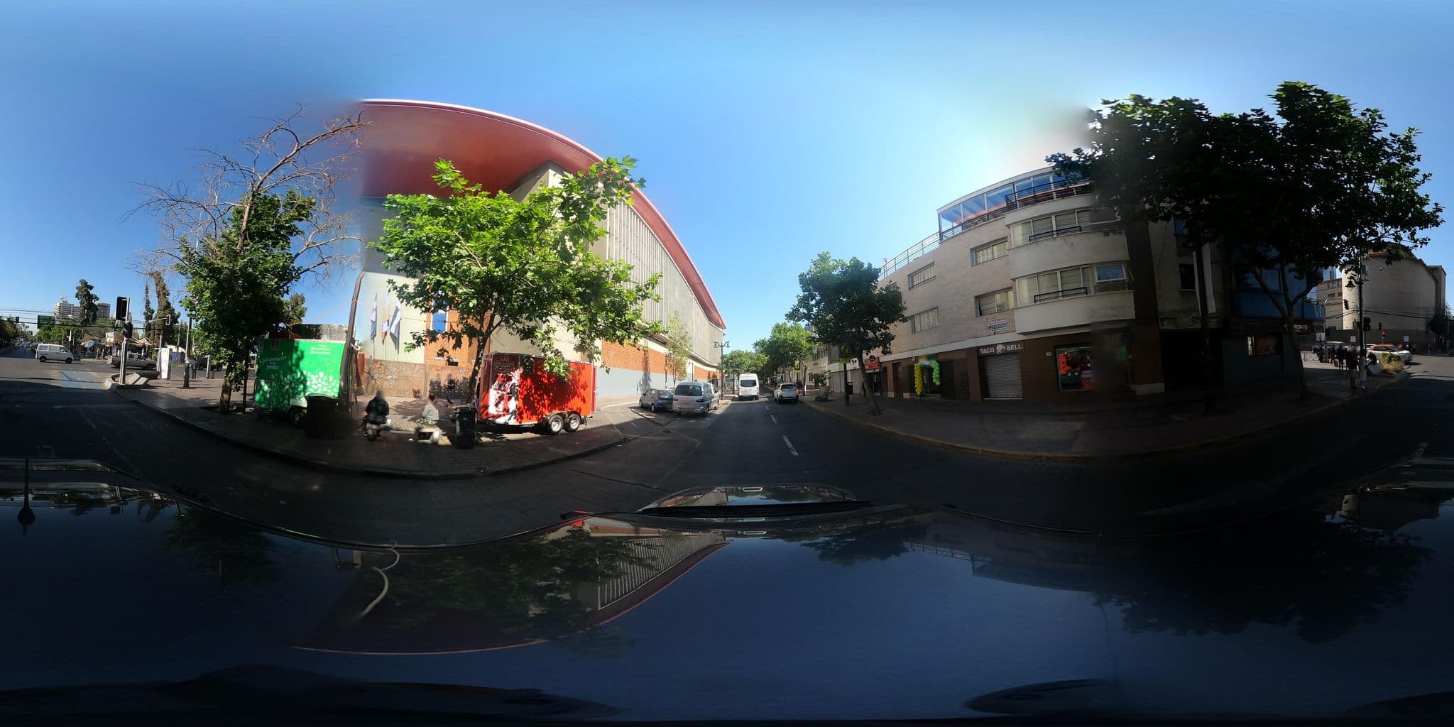 Street view near H Rado Hostel, Santiago — © kaart_360 (CC BY-SA · Mapillary)