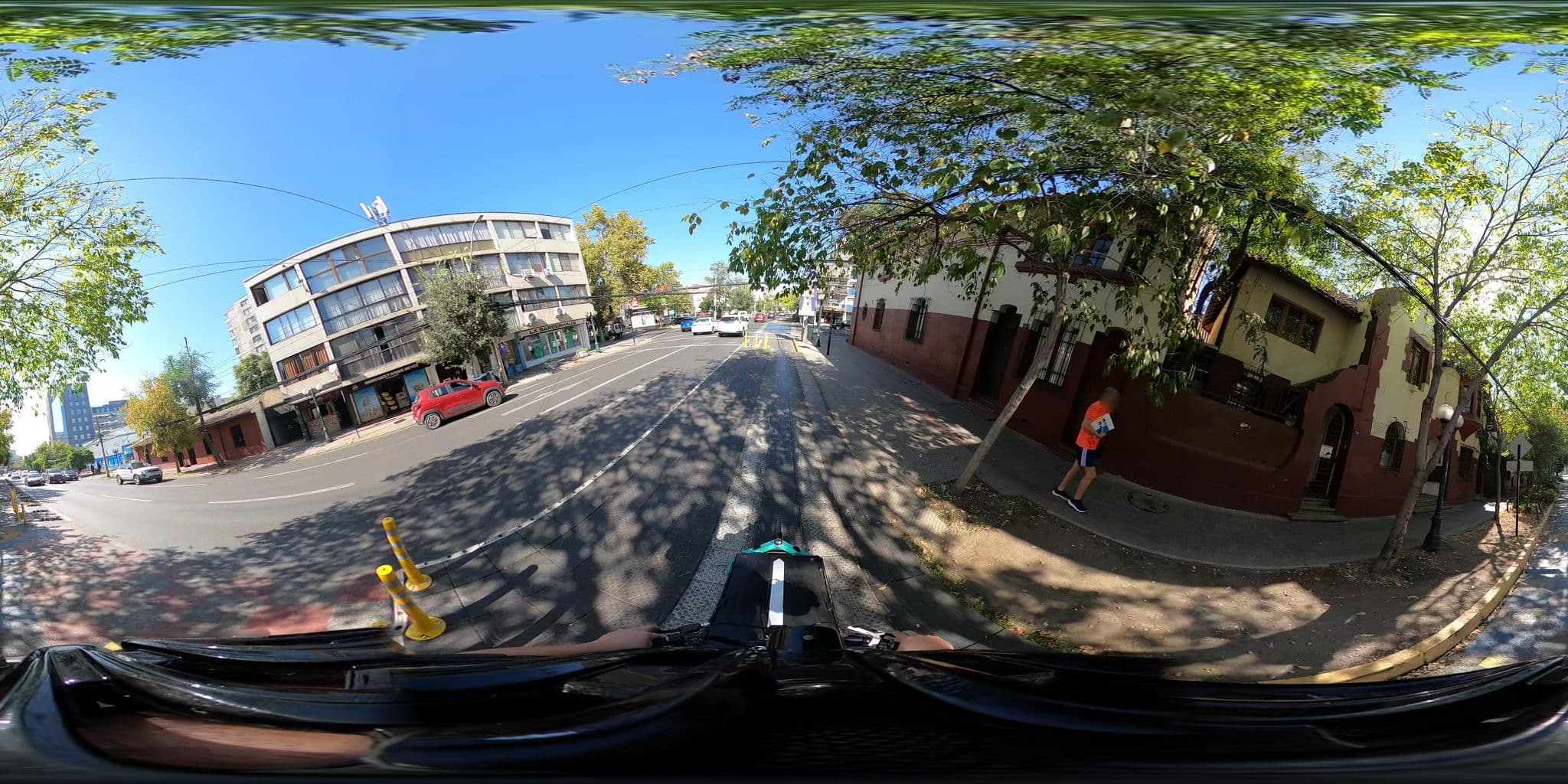 Street view near Hostal Estilo Colonial, Ñuñoa — © ariellopez (CC BY-SA · Mapillary)