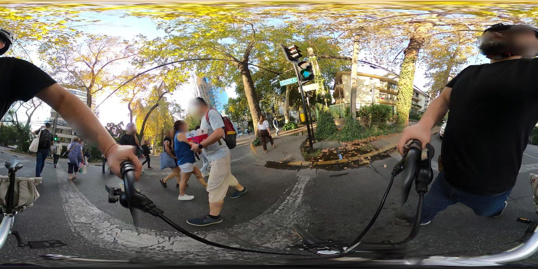 Street view near Hotel Torremayor, Ñuñoa — © ariellopez (CC BY-SA · Mapillary)