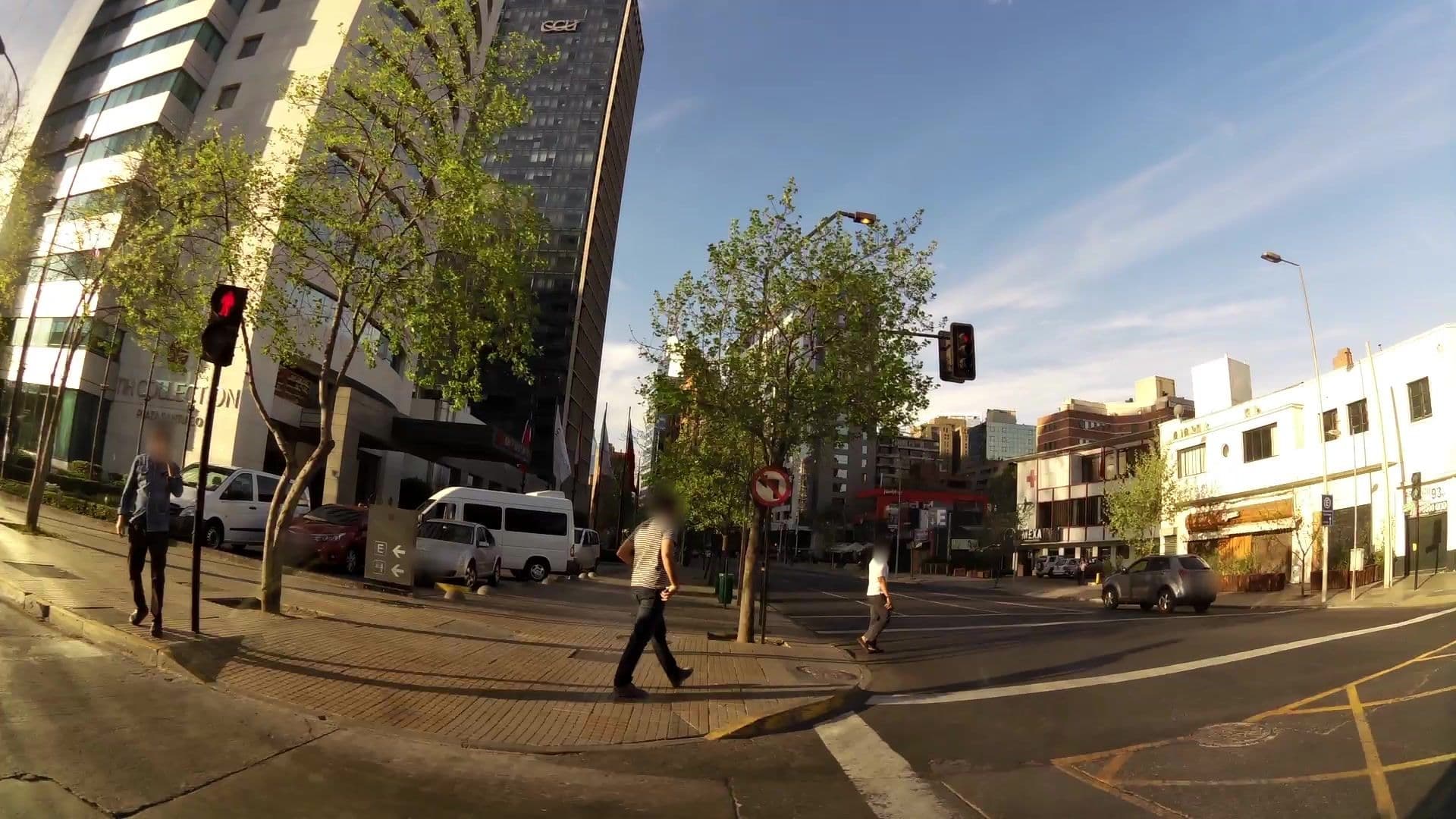 Street view near Radisson Plaza Santiago Hotel, Ñuñoa — © kaartcam (CC BY-SA · Mapillary)