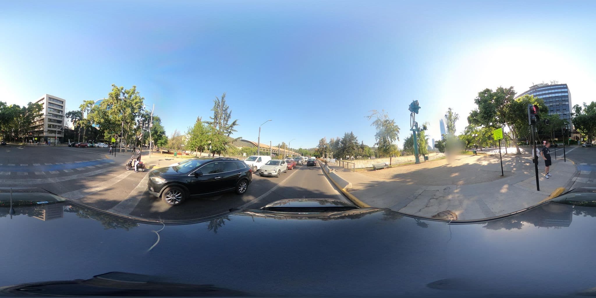 Street view near Hotel Loberias del Sur ? Oficina Comercial, Ñuñoa — © kaart_360 (CC BY-SA · Mapillary)