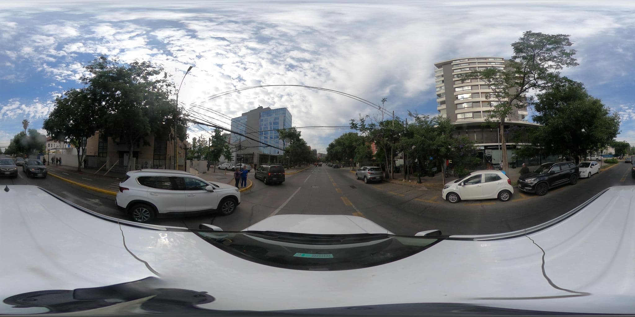 Street view near Newen Kara Hostel, Ñuñoa — © kaart_360 (CC BY-SA · Mapillary)