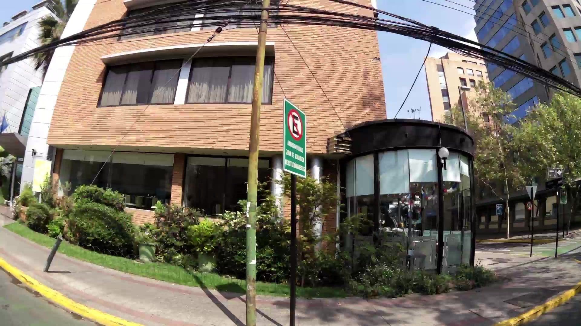 Street view near Eurotel, Ñuñoa — © kaartcam (CC BY-SA · Mapillary)