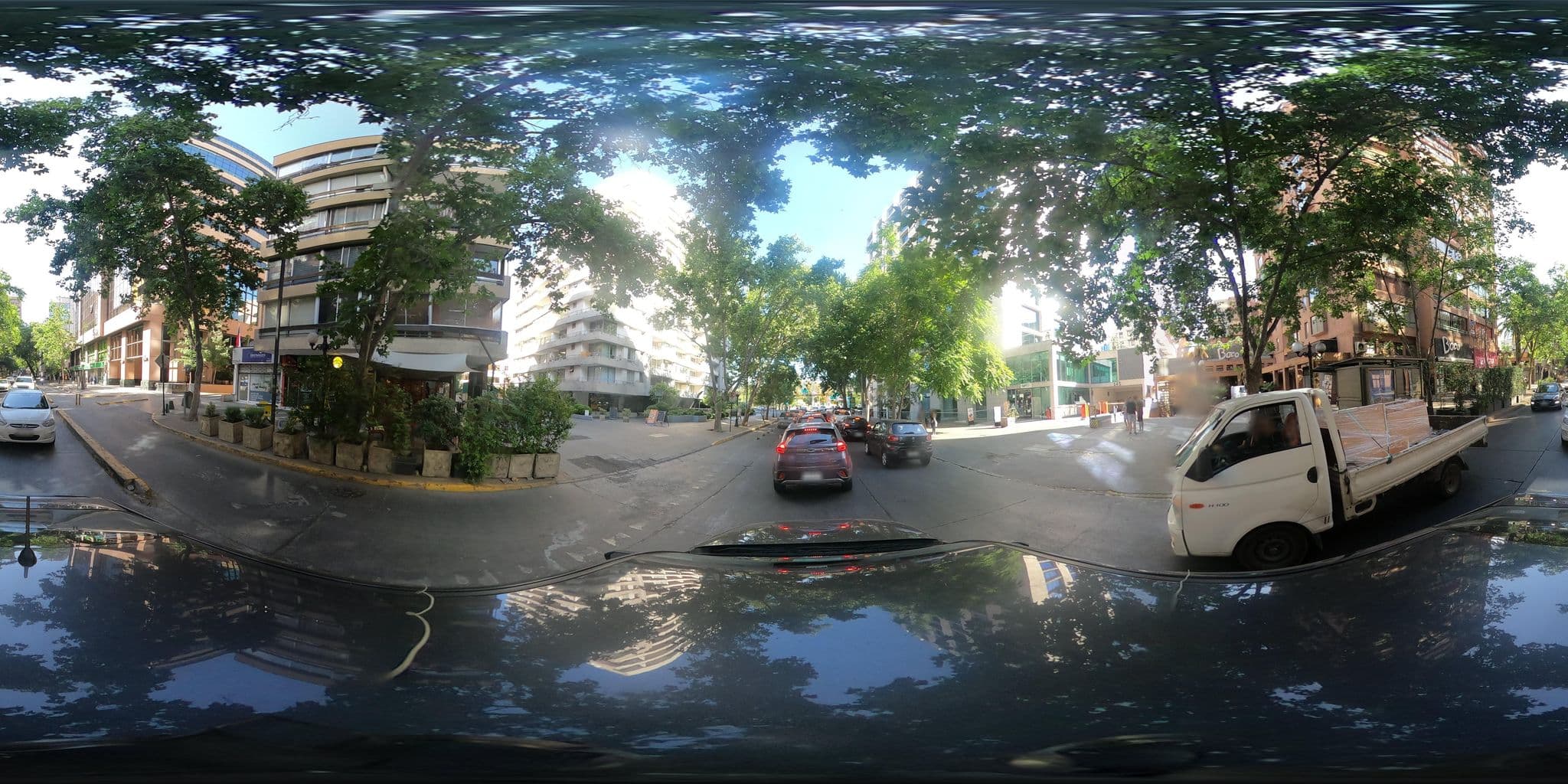 Street view near Rentasuites Apart Hotel, Ñuñoa — © kaart_360 (CC BY-SA · Mapillary)
