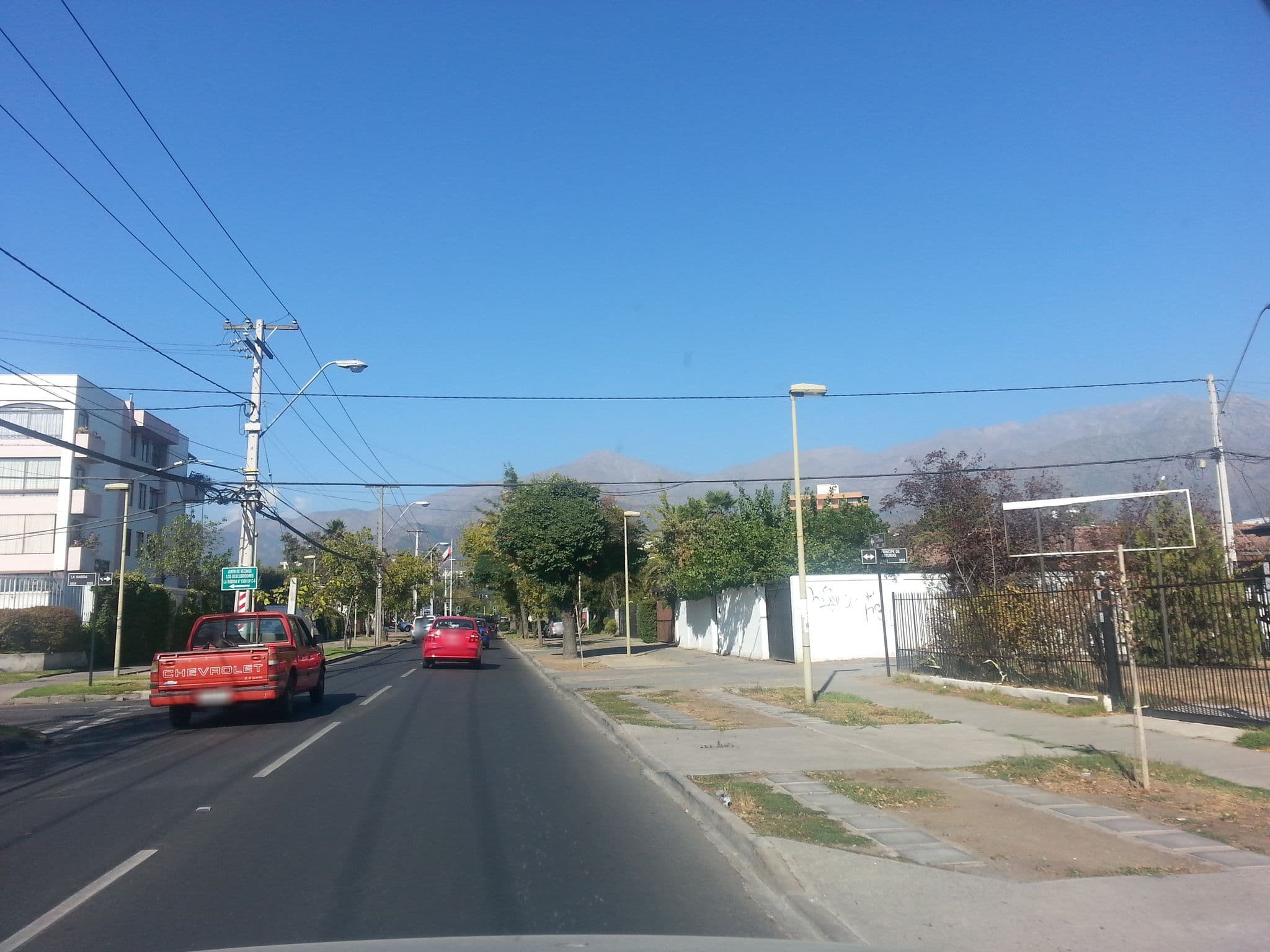 Street view near Cabañas Risso, Ñuñoa — © juliocosta (CC BY-SA · Mapillary)