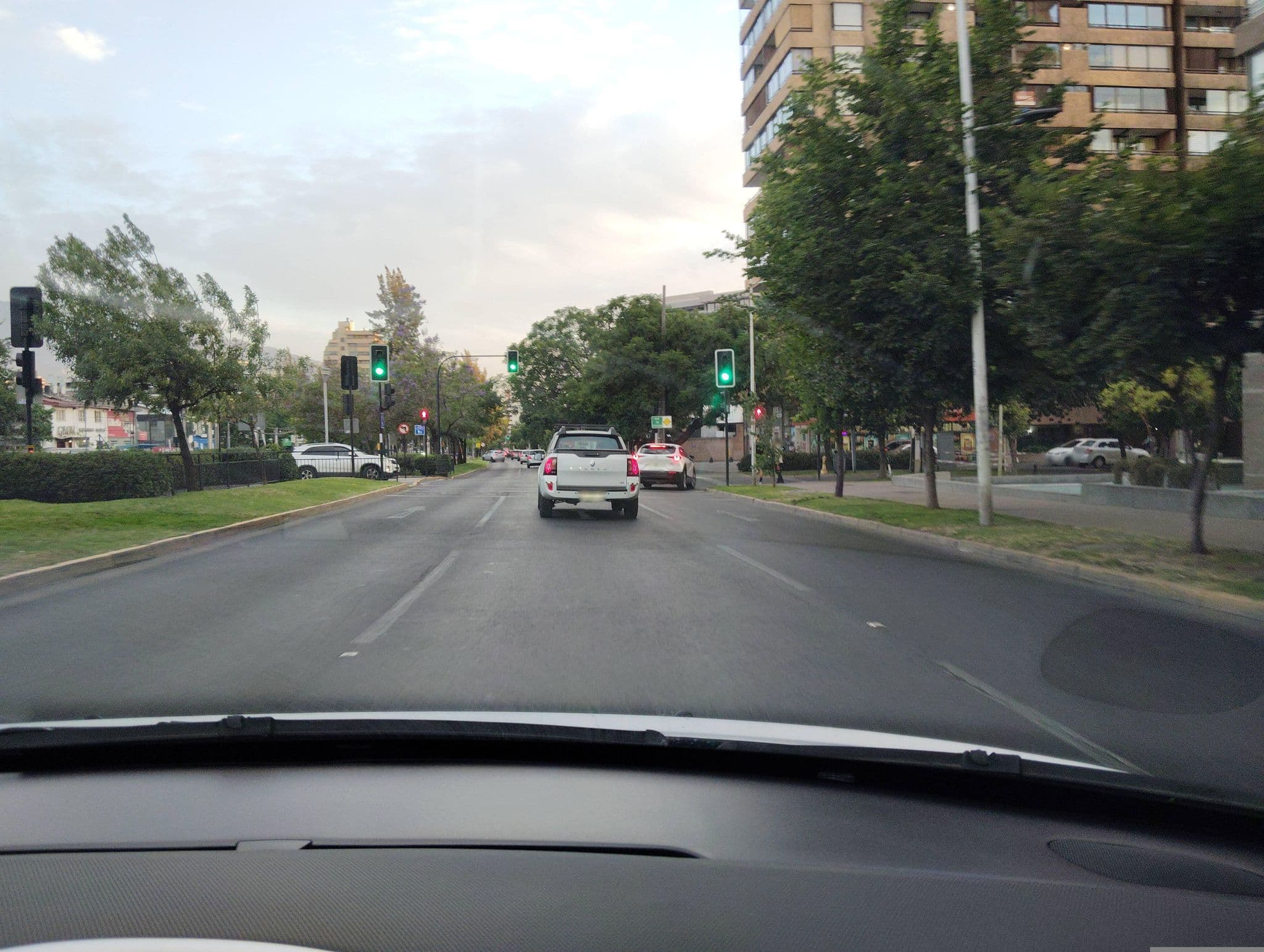 Street view near Cordillera Suites, Ñuñoa — © ariellopez (CC BY-SA · Mapillary)