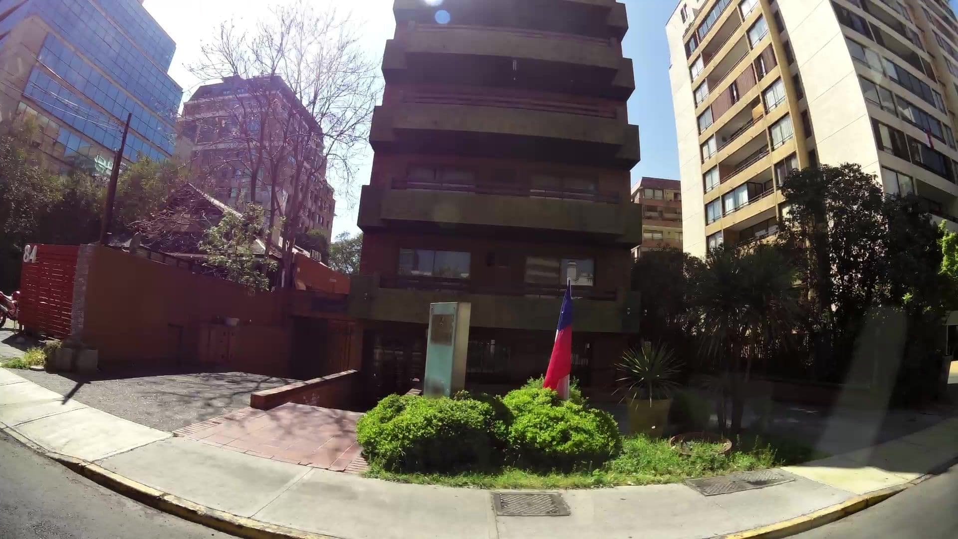 Street view near Apart Hotel Alessandria, Ñuñoa — © kaartcam (CC BY-SA · Mapillary)