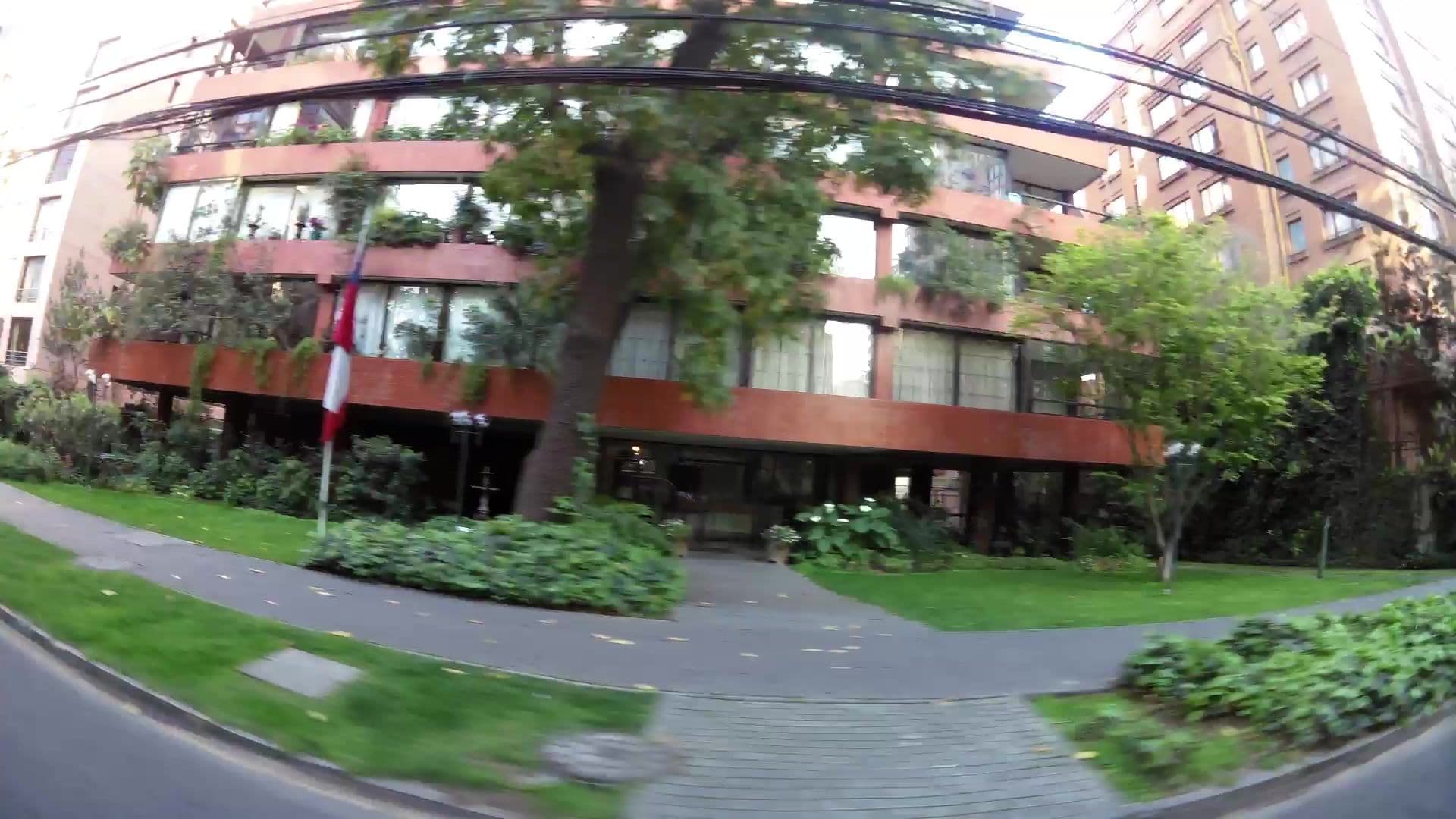 Street view near Swimming Pool - Intercontinental Santiago, Ñuñoa — © kaartcam (CC BY-SA · Mapillary)